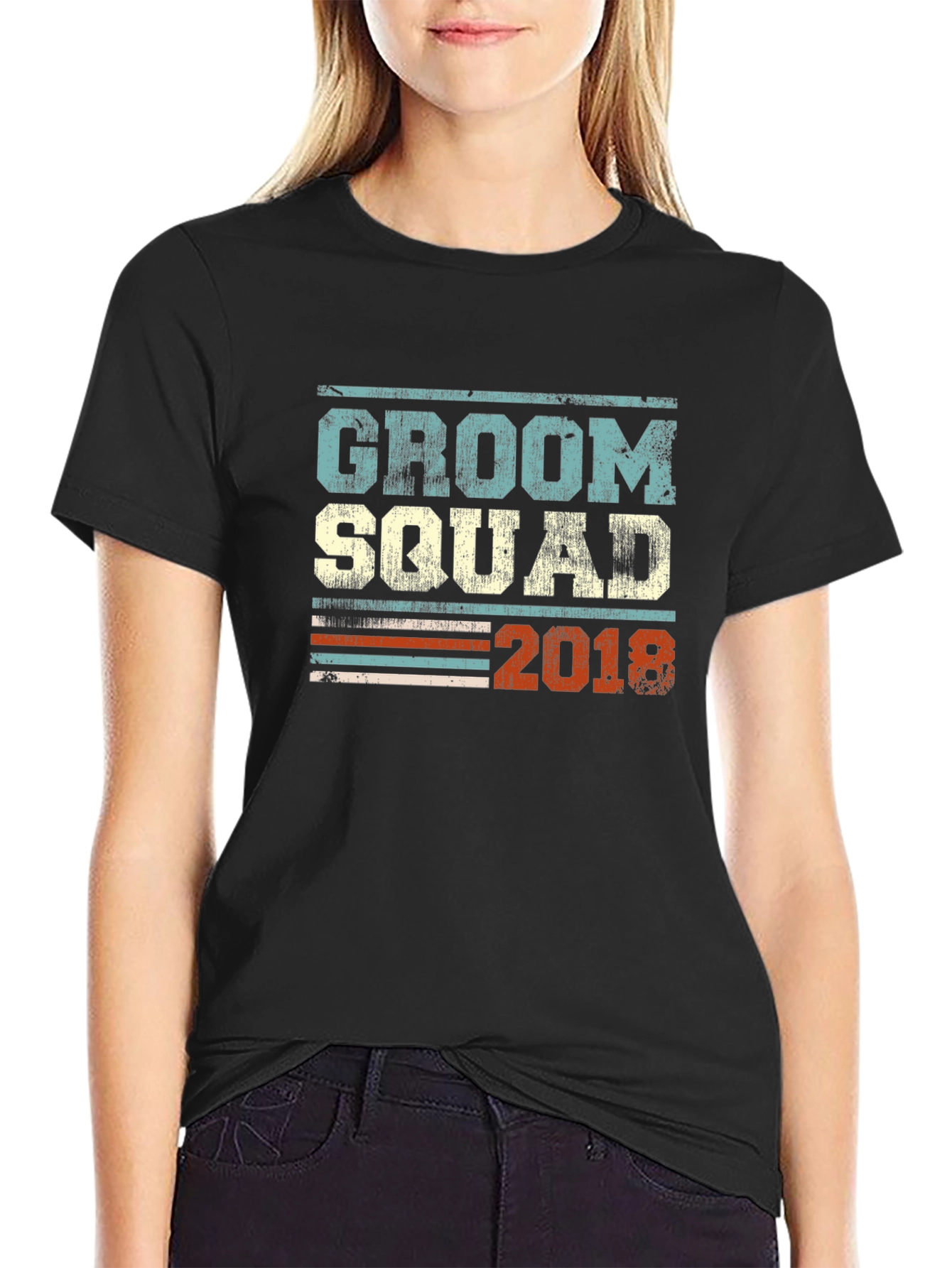 Groom Squad 2018 Retro T-Shirt