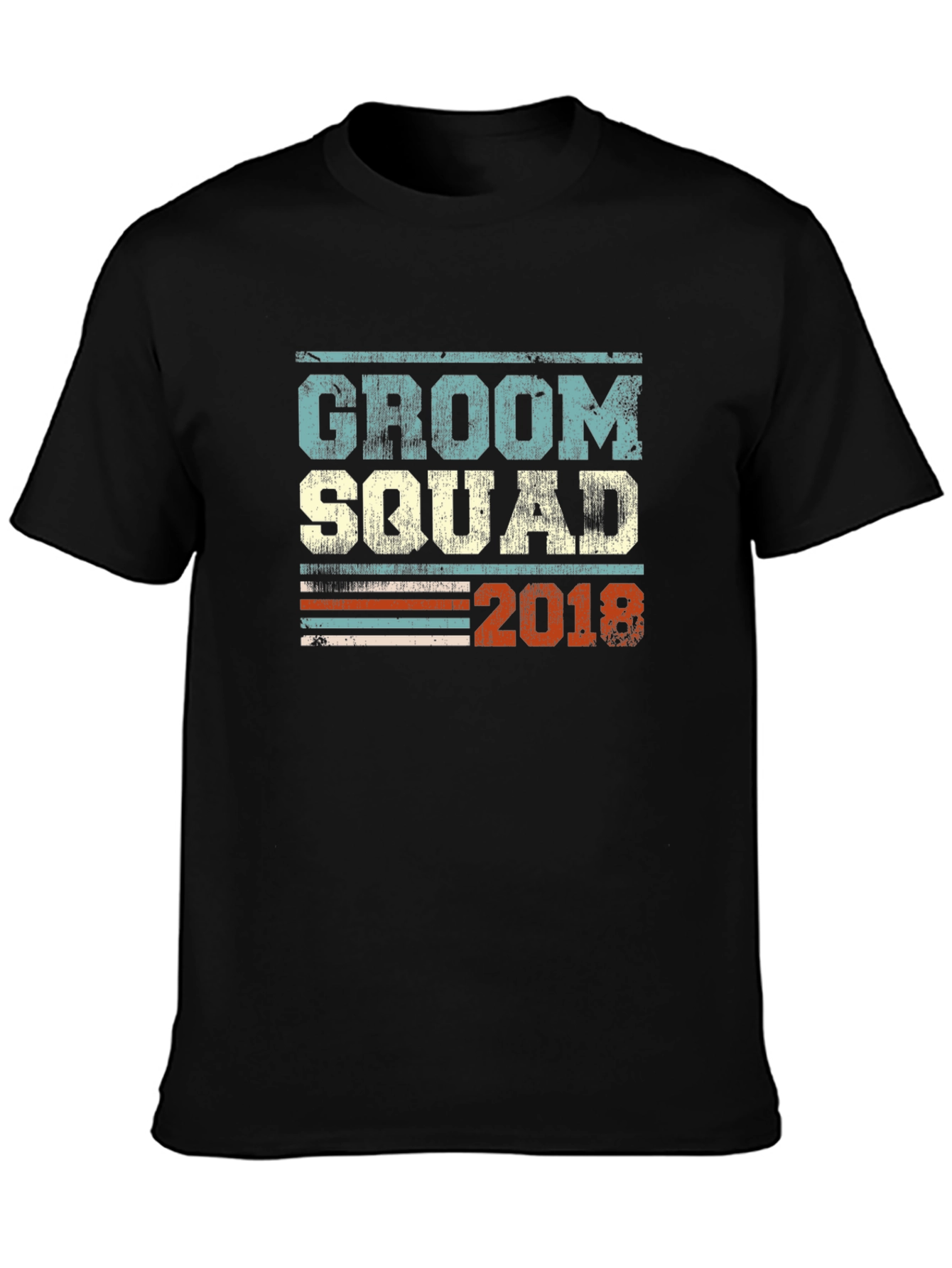 Groom Squad 2018 Retro T-Shirt