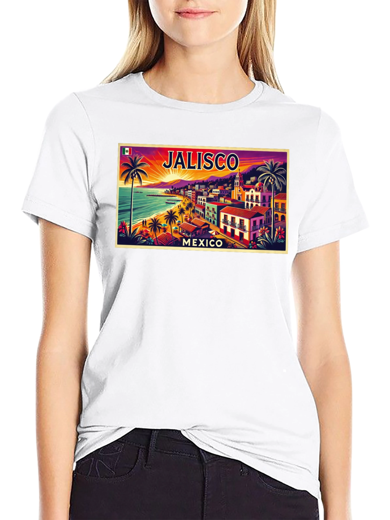 Jalisco Mexico Souvenir Graphic T-Shirt