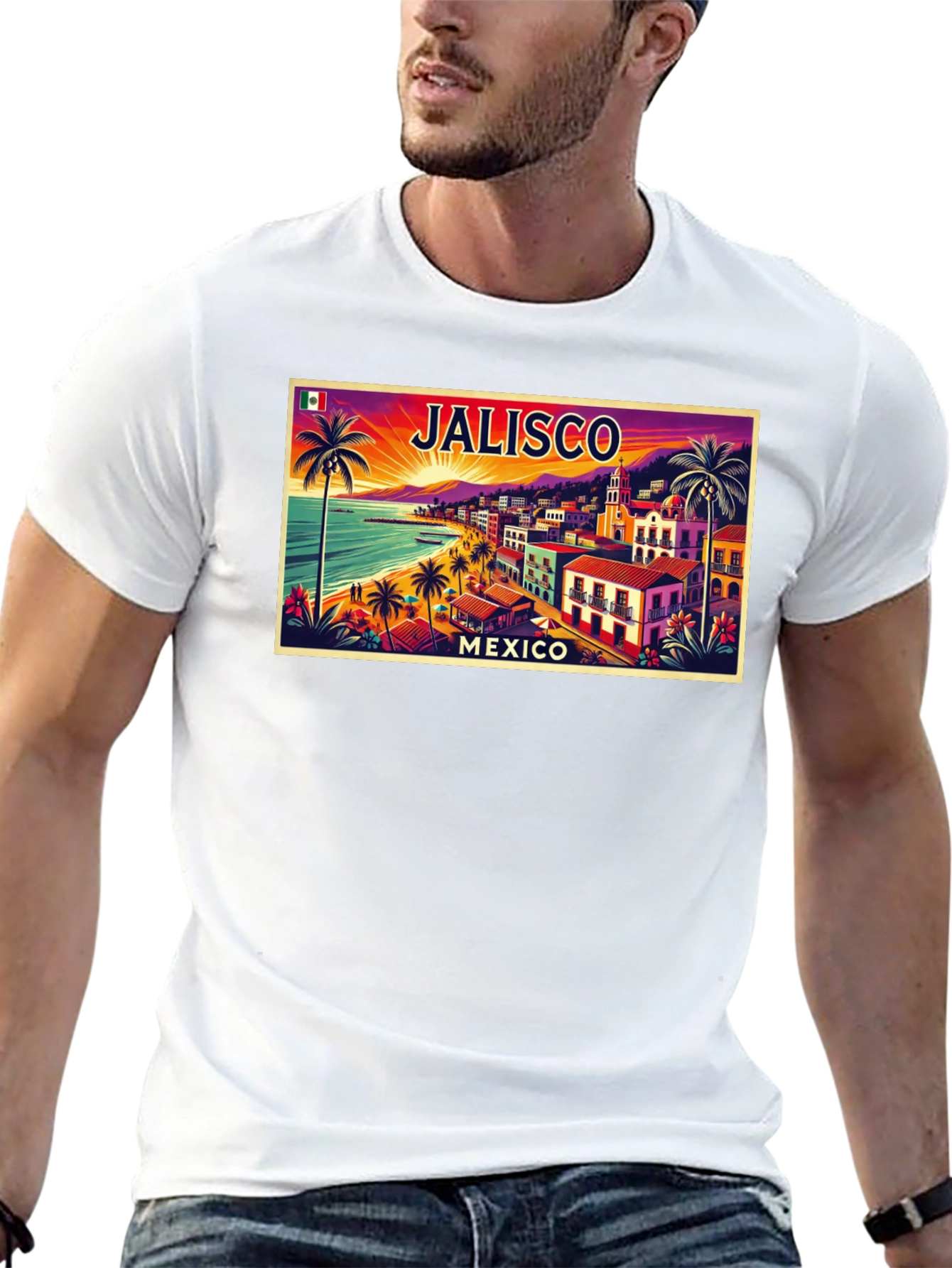 Jalisco Mexico Souvenir Graphic T-Shirt