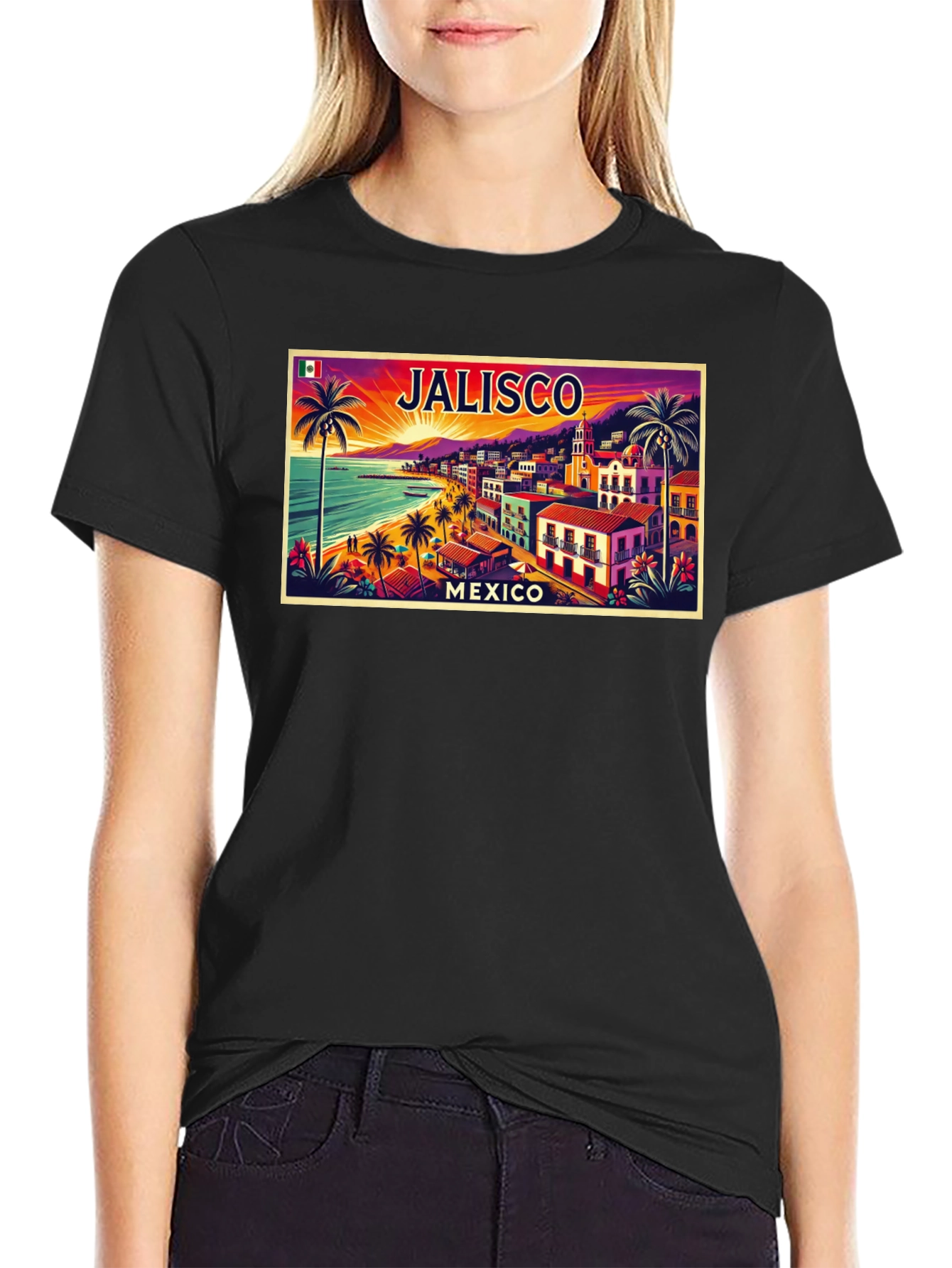 Jalisco Mexico Souvenir Graphic T-Shirt