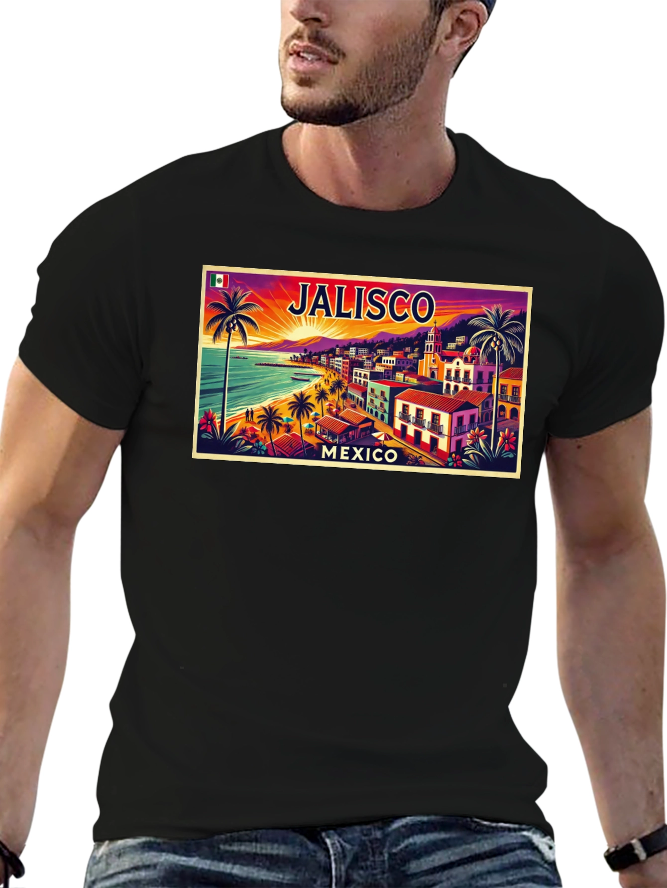 Jalisco Mexico Souvenir Graphic T-Shirt