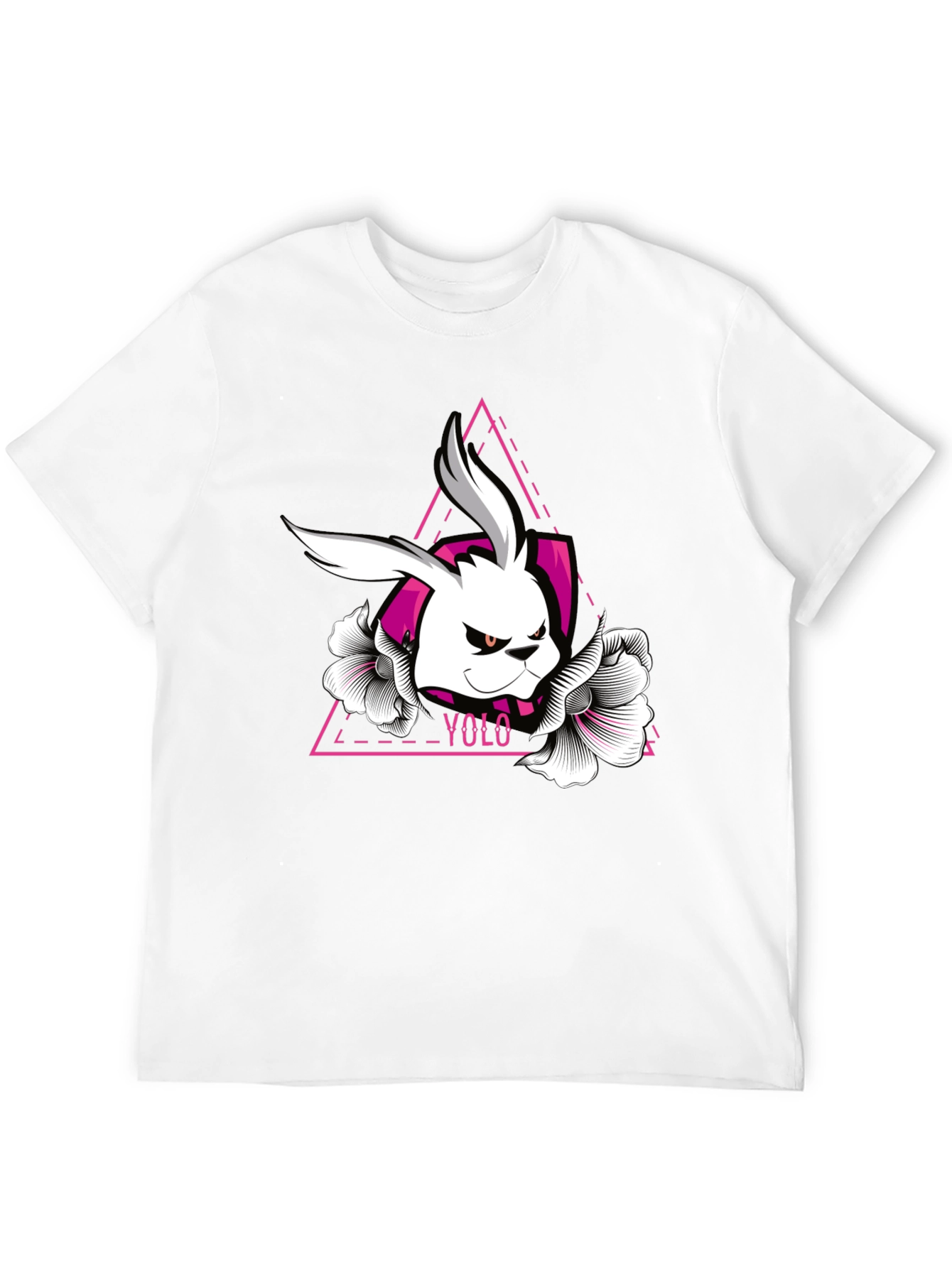 YOLO Rabbit Graphic Tee - Unique Design!