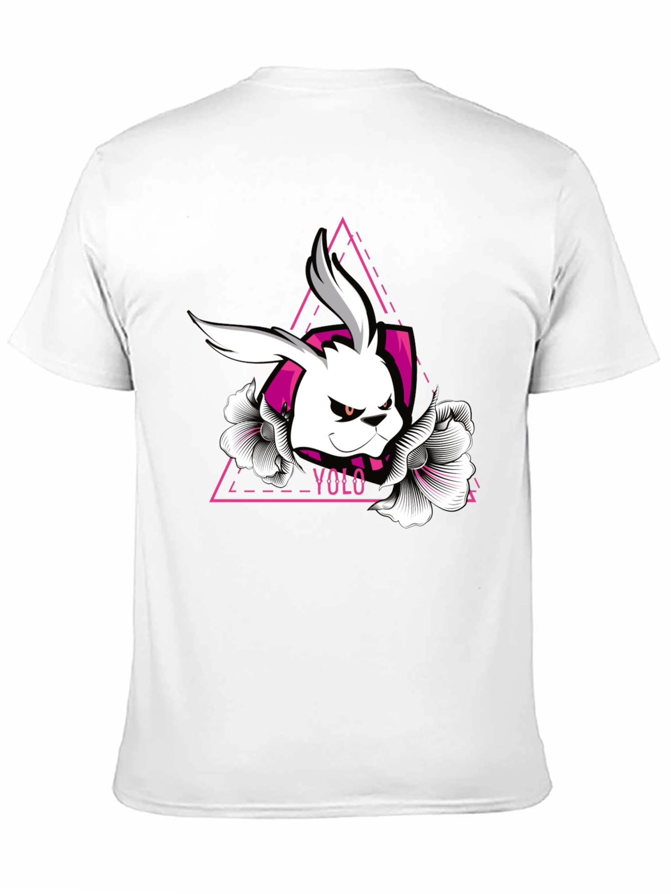 YOLO Rabbit Graphic Tee - Unique Design!