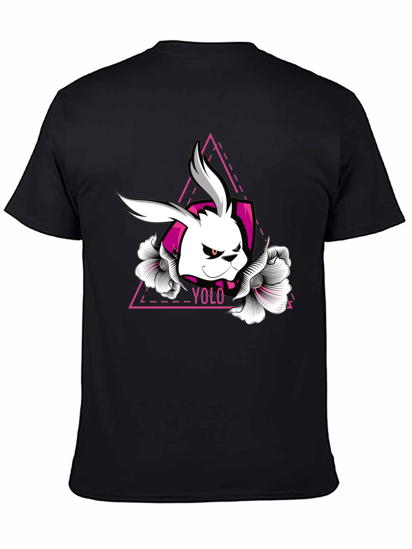 YOLO Rabbit Graphic Tee - Unique Design!