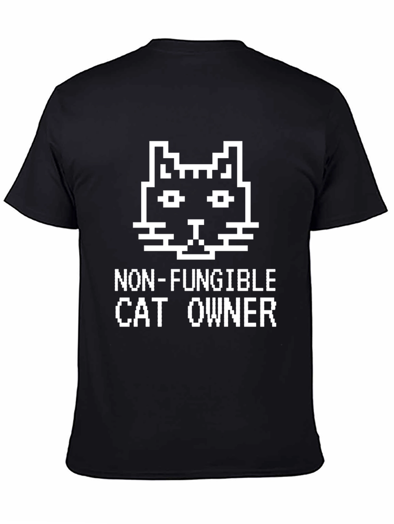 Non-Fungible Cat Owner Black T-Shirt