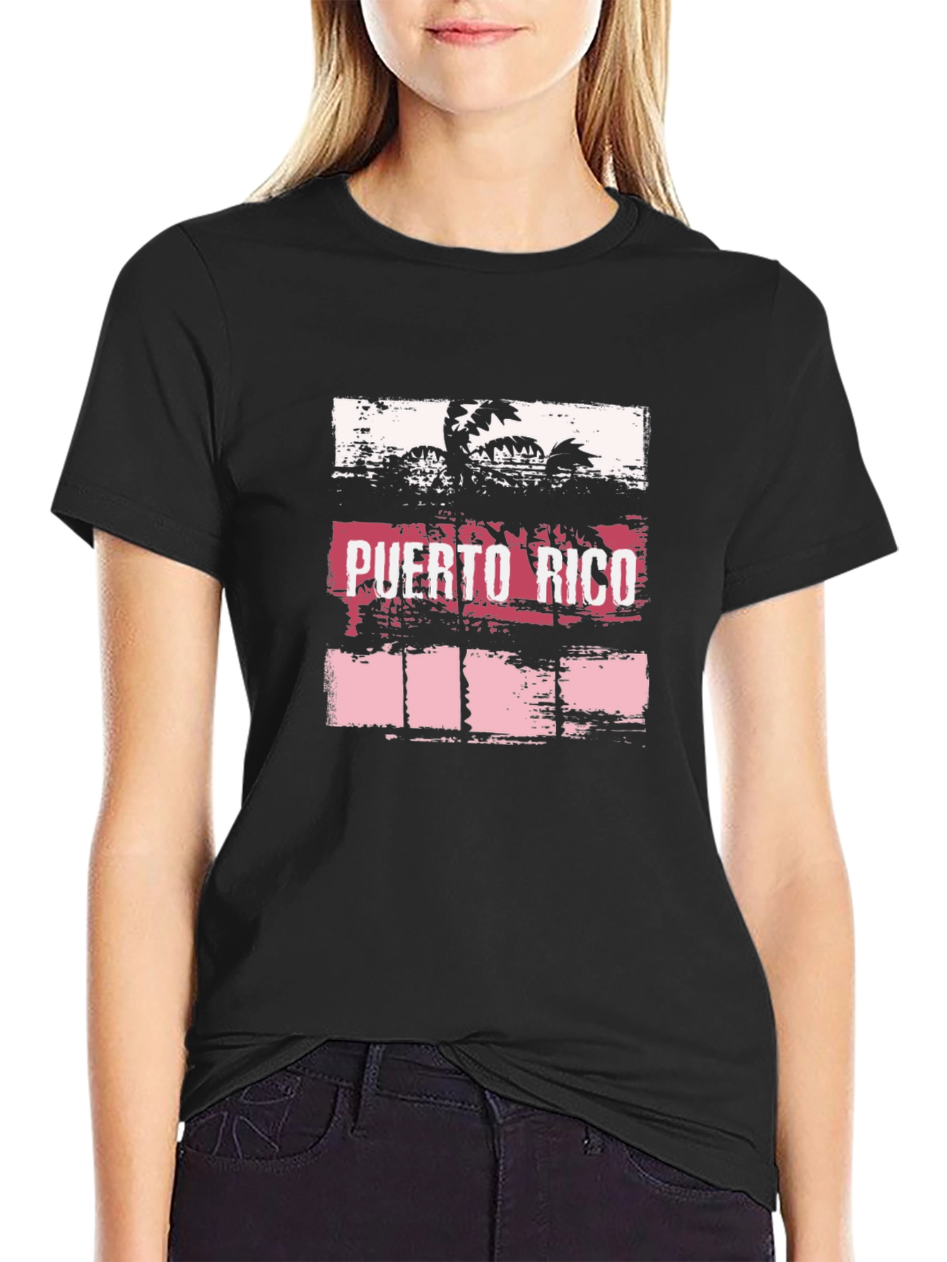 Puerto Rico T-Shirt Palm Tree Graphic Tee