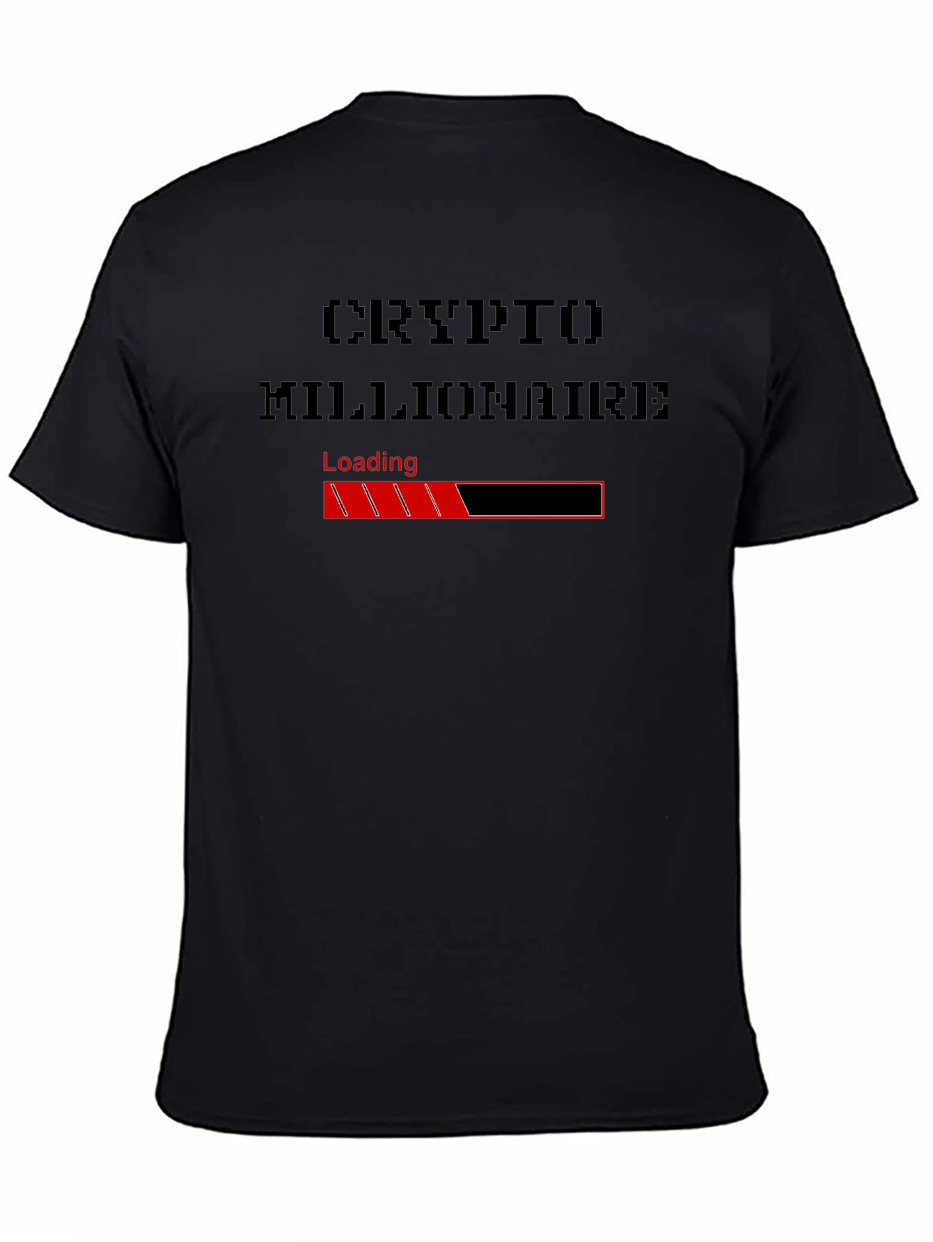 Crypto Millionaire Loading T-Shirt - Black