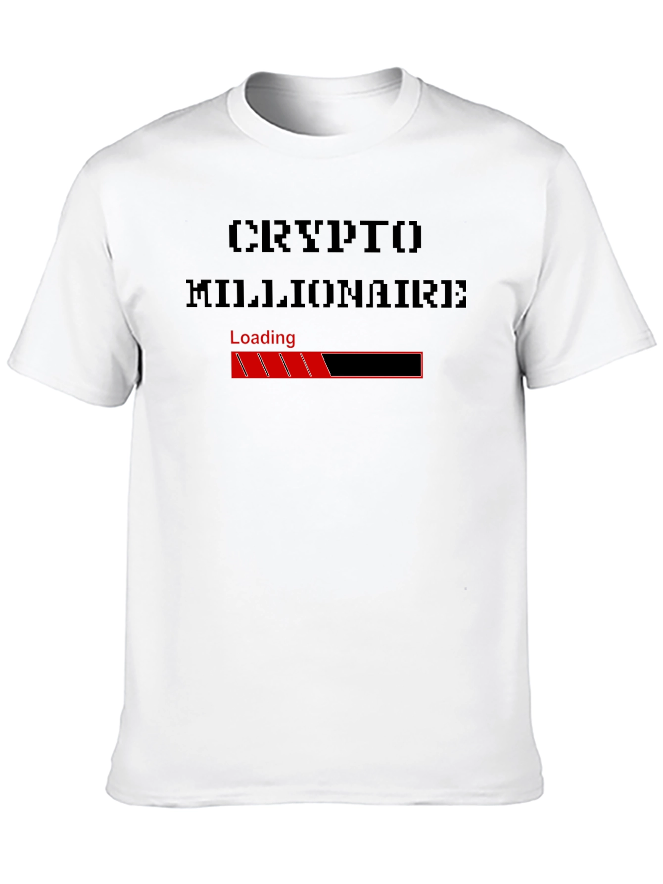 Crypto Millionaire Loading T-Shirt - Black
