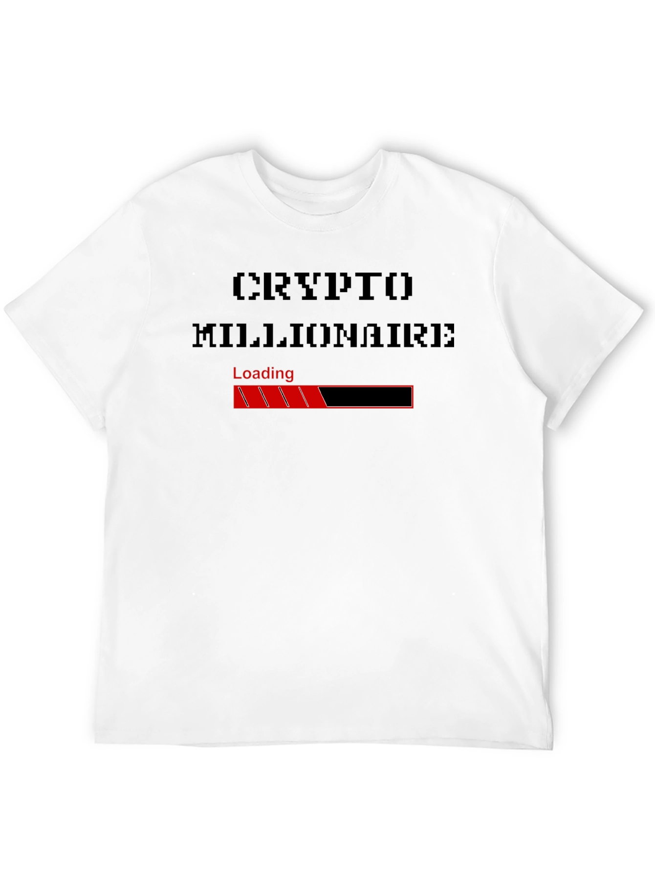 Crypto Millionaire Loading T-Shirt - Black