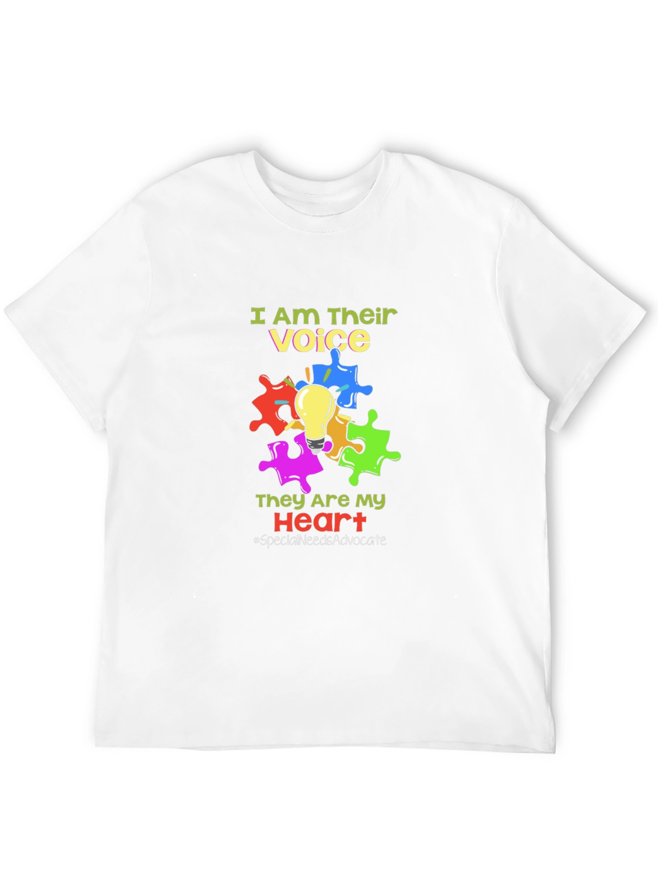 Autism Awareness T-Shirt - I Am Their Voice