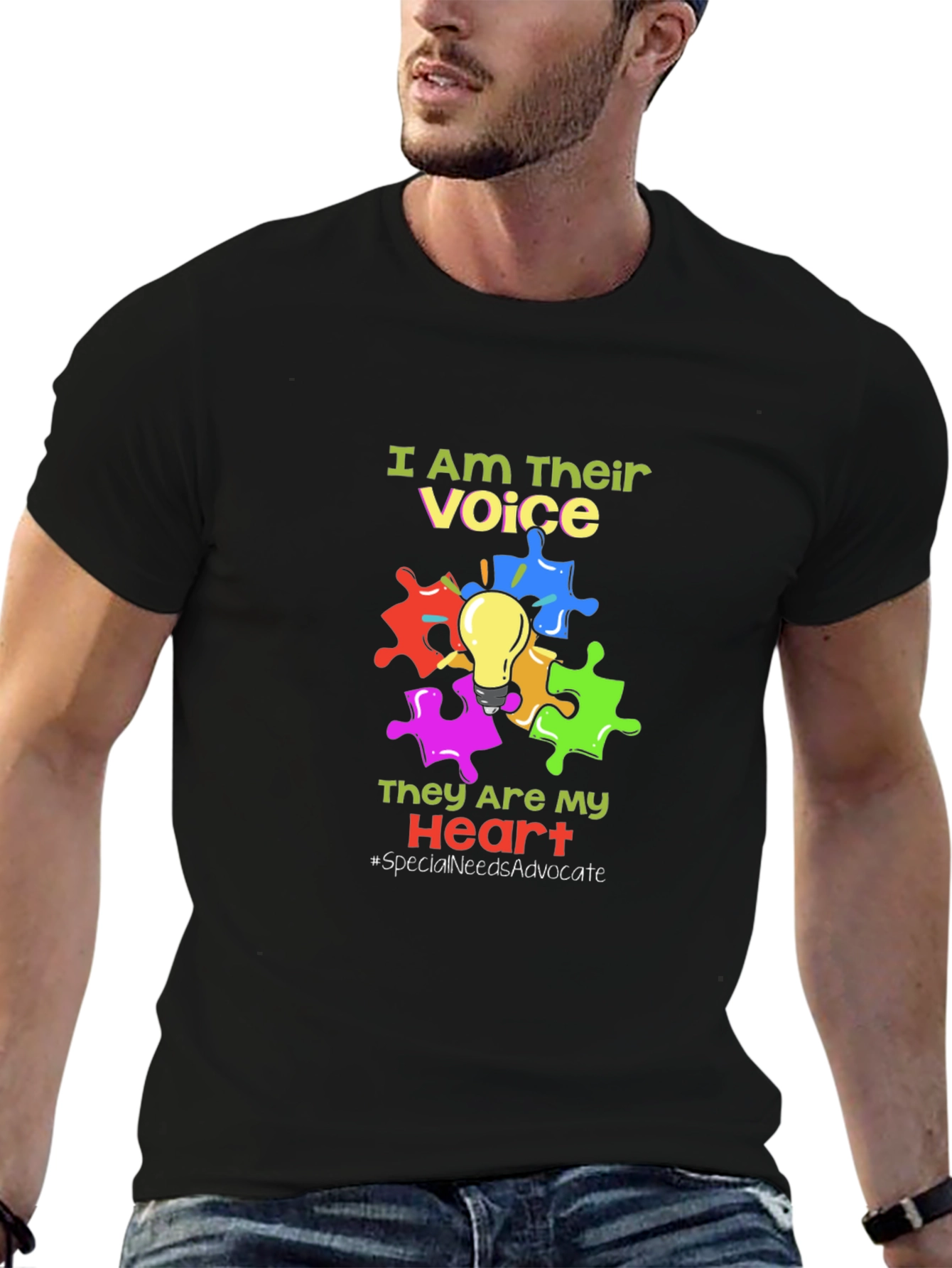 Autism Awareness T-Shirt - I Am Their Voice