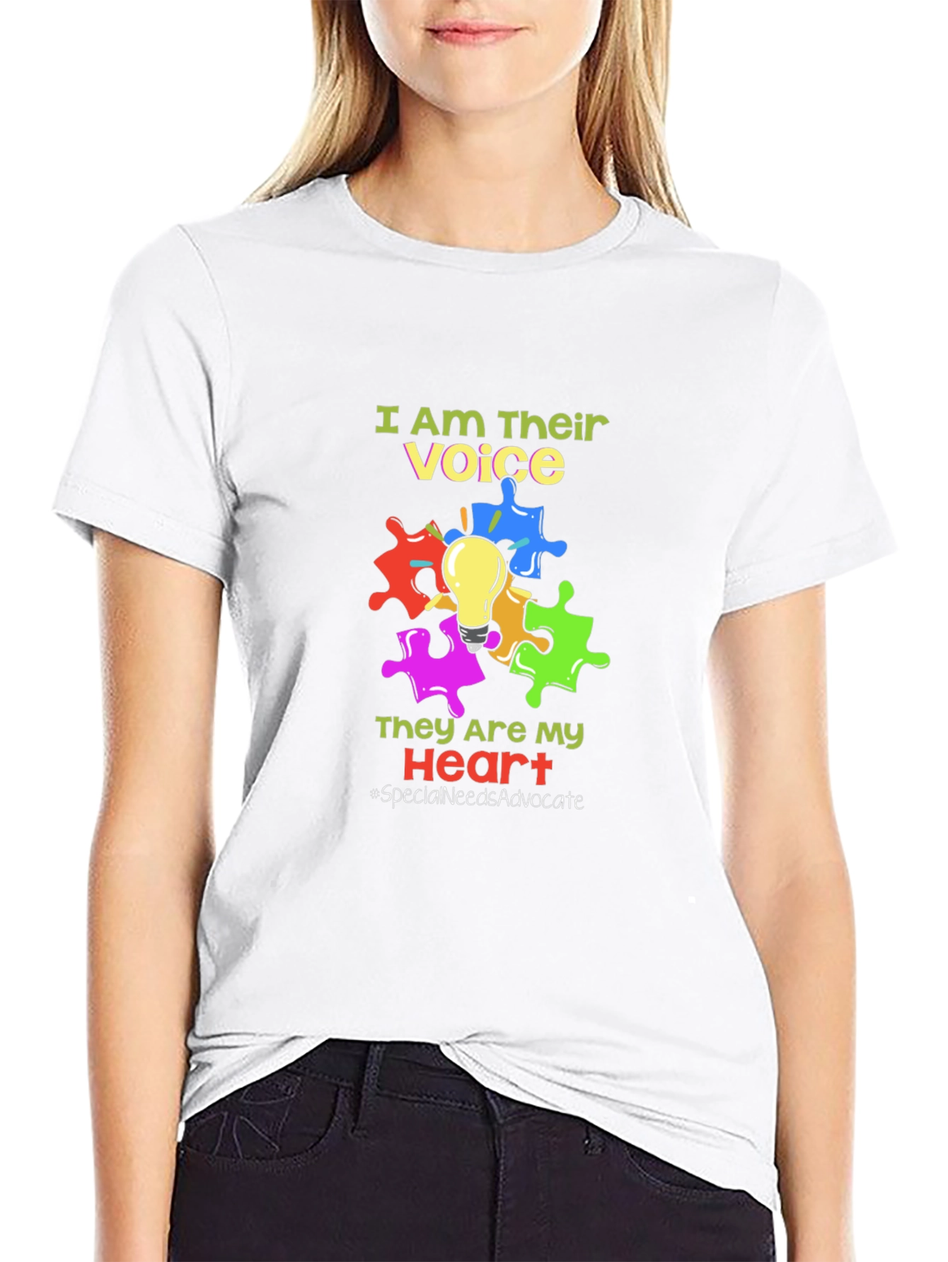 Autism Awareness T-Shirt - I Am Their Voice