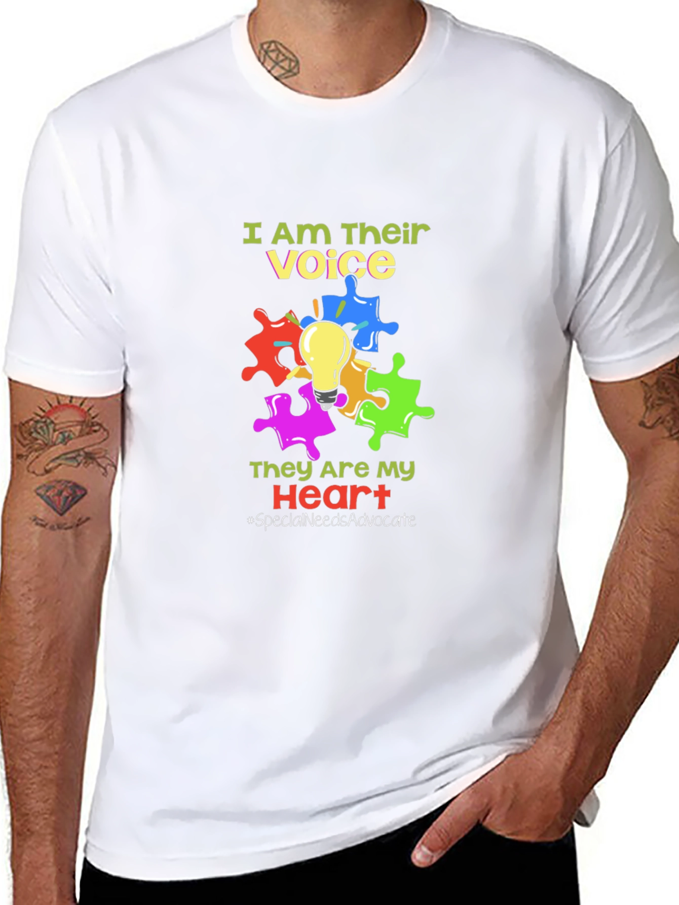 Autism Awareness T-Shirt - I Am Their Voice