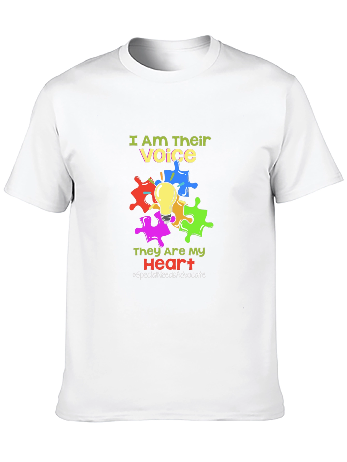 Autism Awareness T-Shirt - I Am Their Voice
