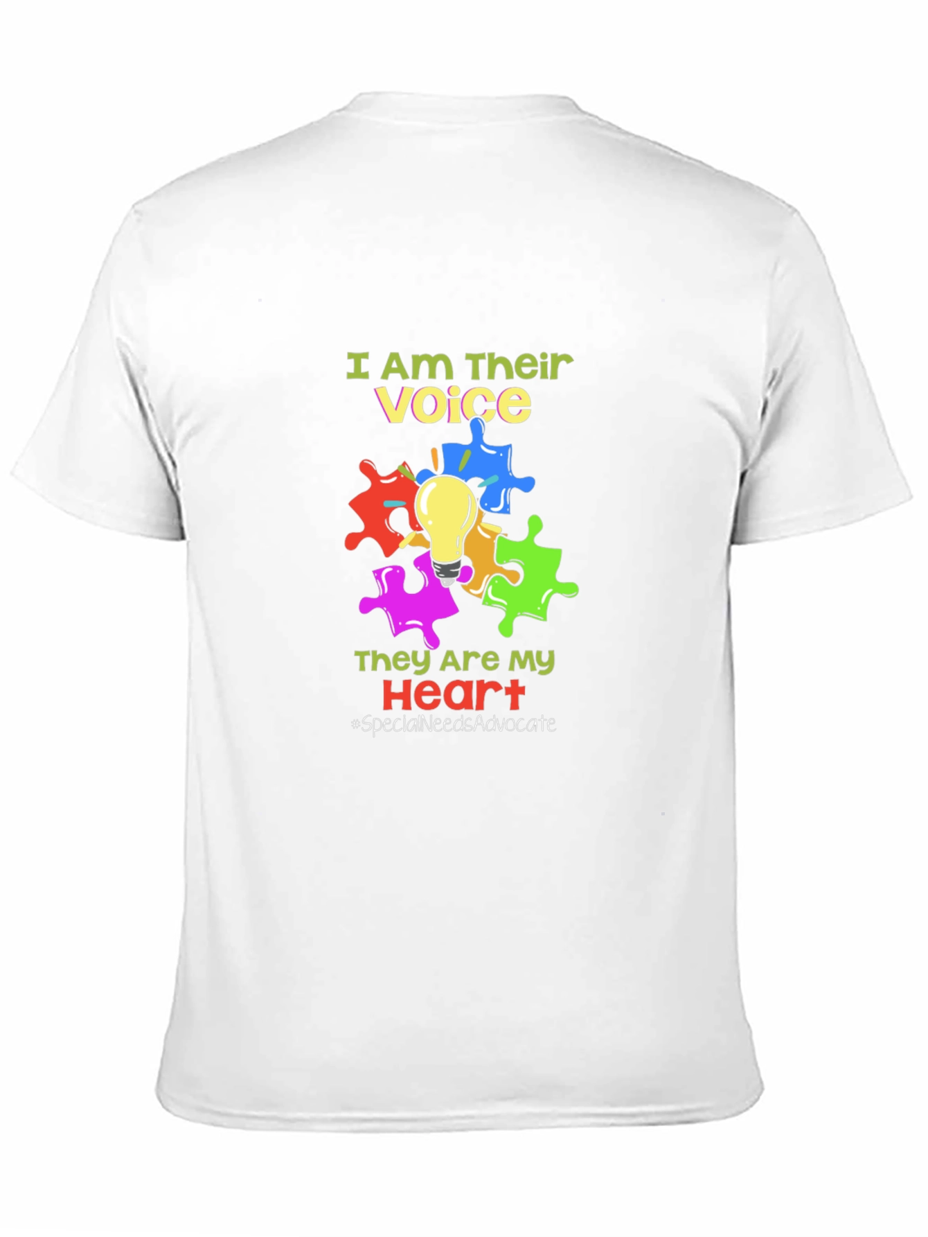 Autism Awareness T-Shirt - I Am Their Voice
