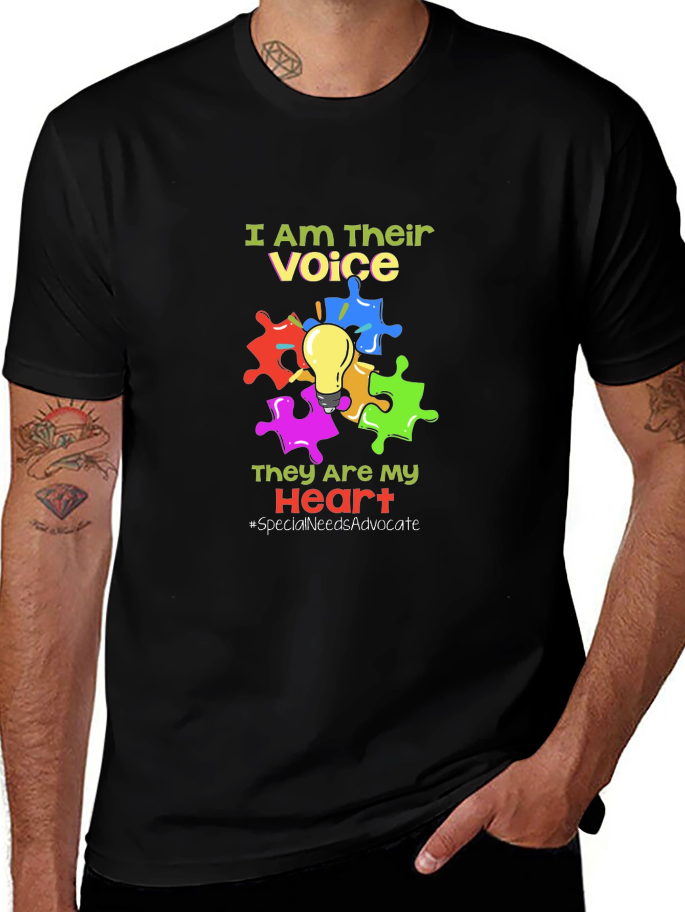 Autism Awareness T-Shirt - I Am Their Voice