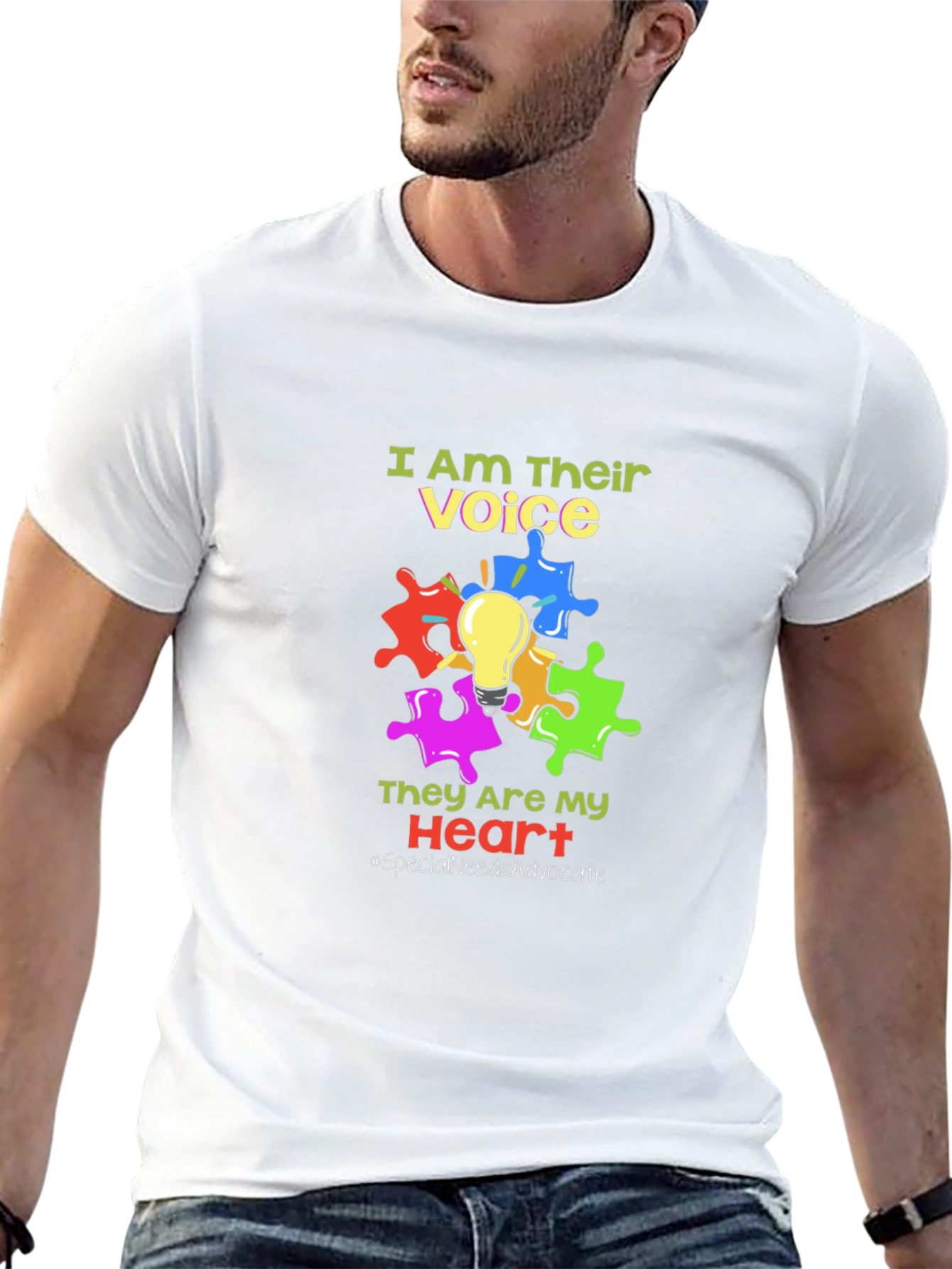 Autism Awareness T-Shirt - I Am Their Voice
