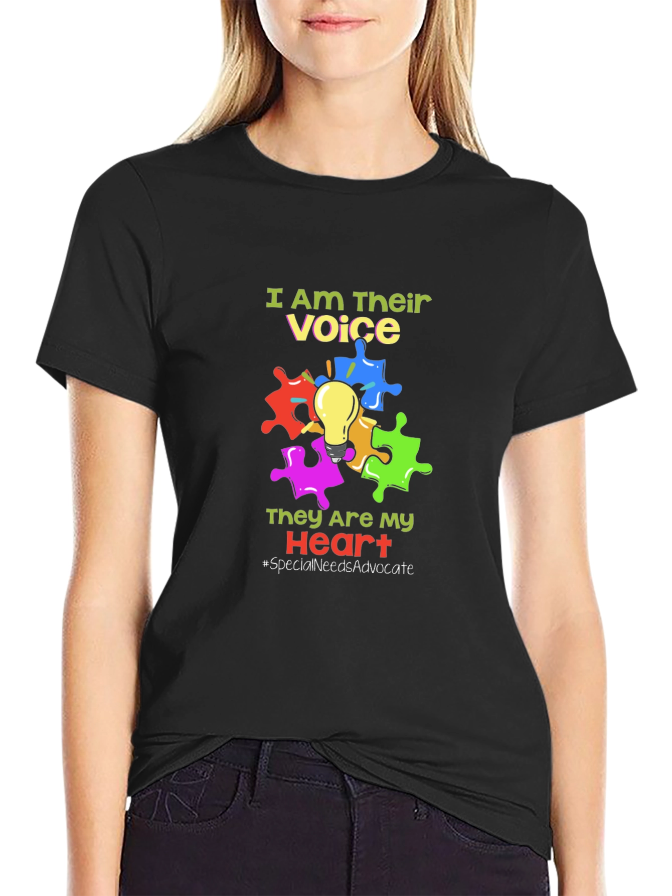 Autism Awareness T-Shirt - I Am Their Voice