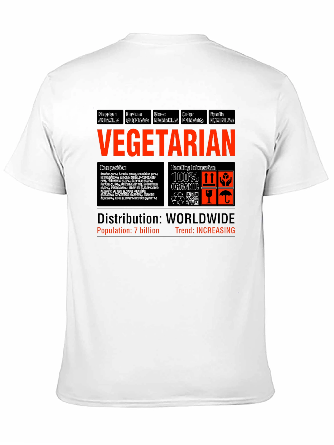 Vegetarian Anatomy T-Shirt - Animal Classification