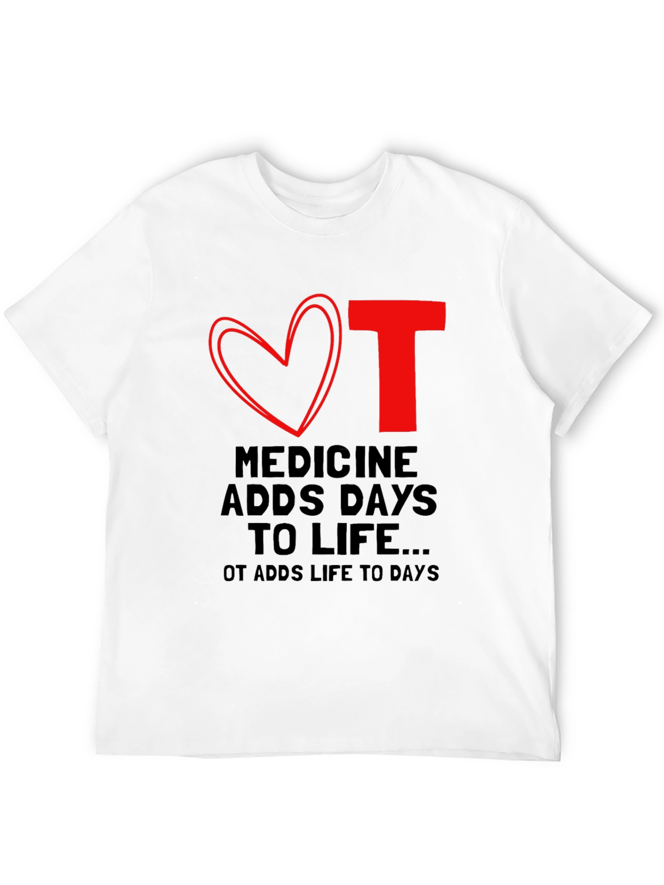 Occupational Therapy OT Love Heart T-Shirt
