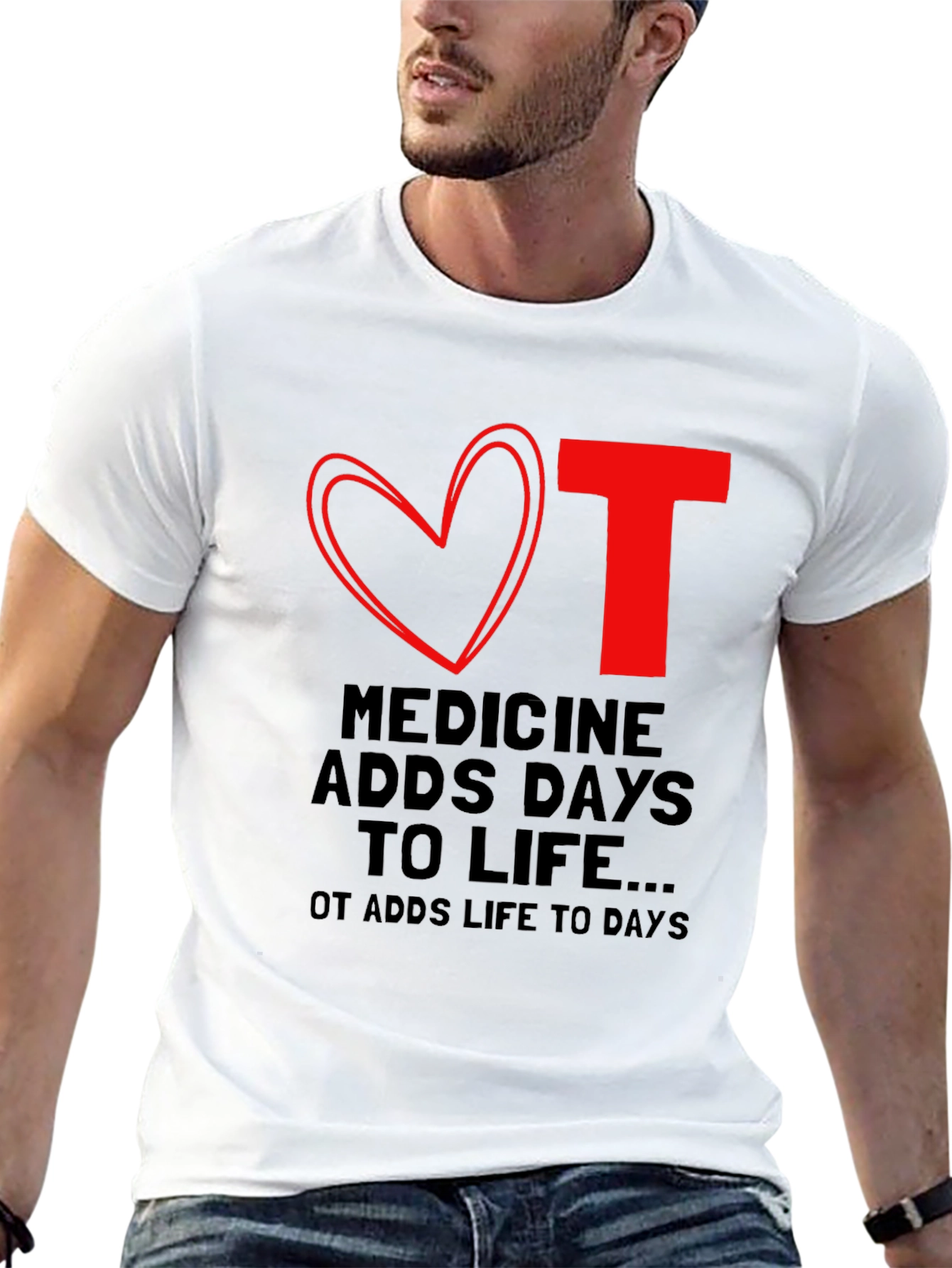 Occupational Therapy OT Love Heart T-Shirt