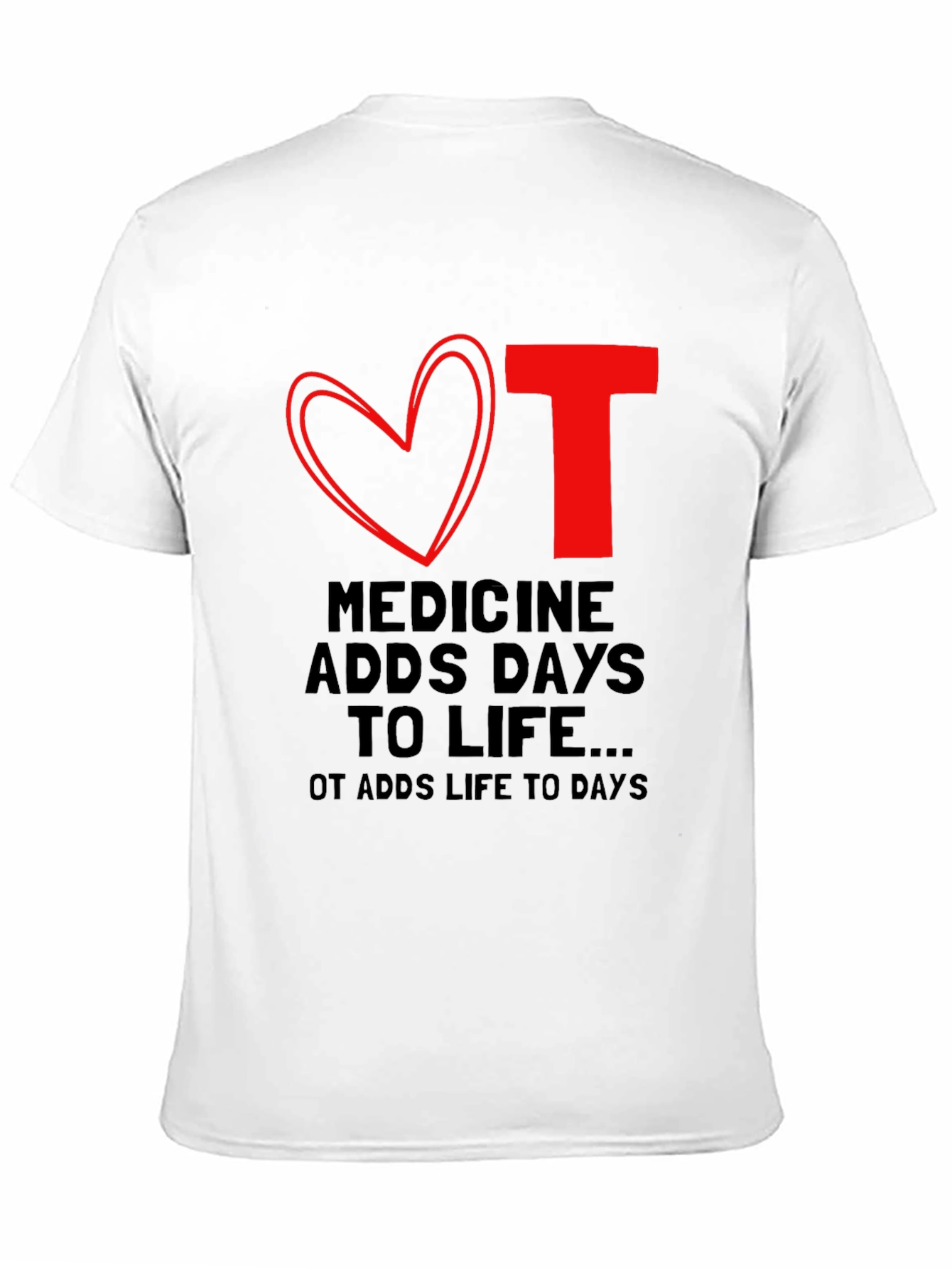 Occupational Therapy OT Love Heart T-Shirt