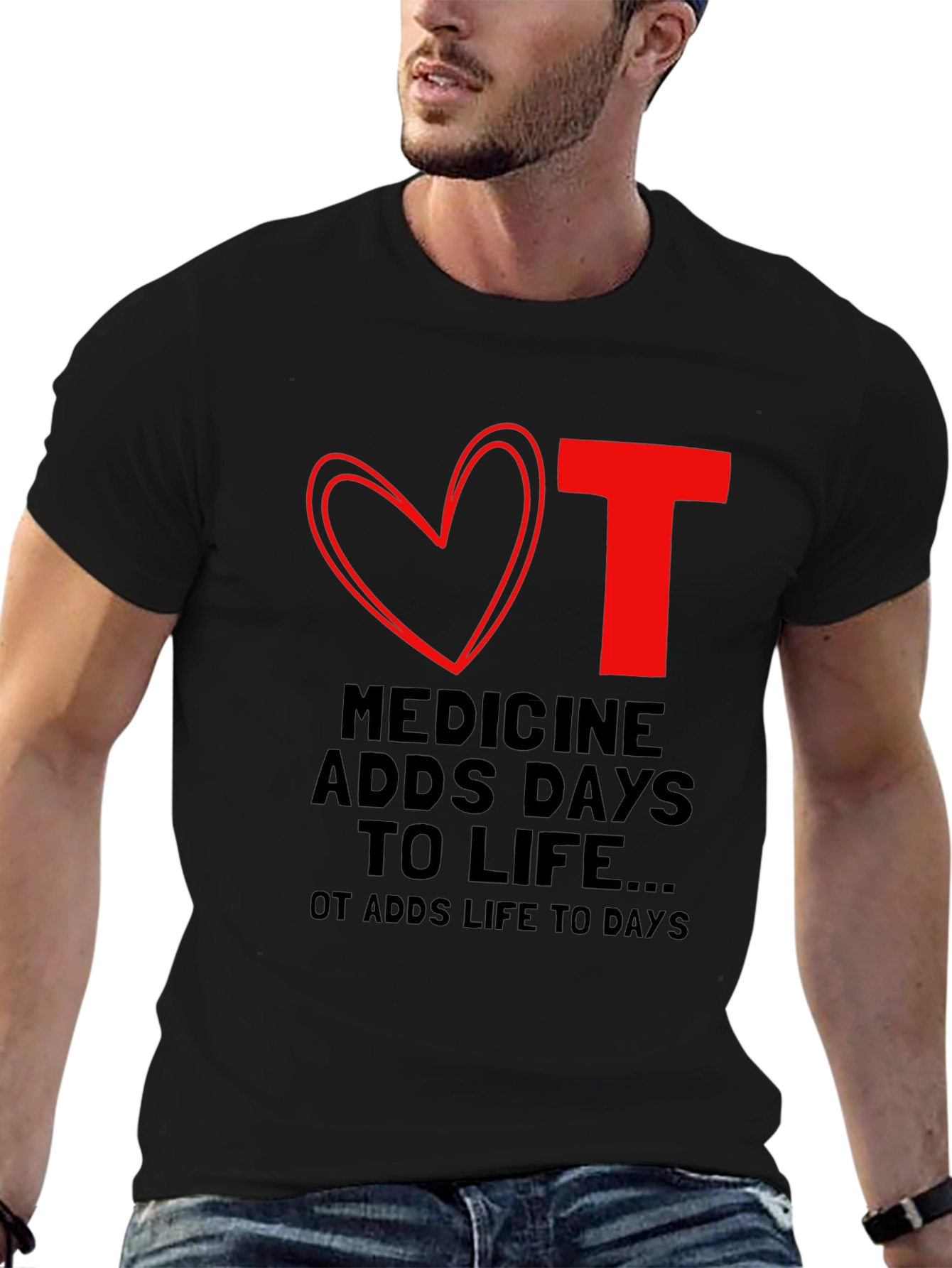 Occupational Therapy OT Love Heart T-Shirt