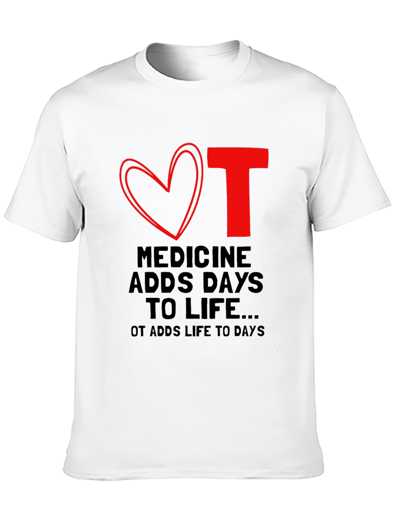 Occupational Therapy OT Love Heart T-Shirt