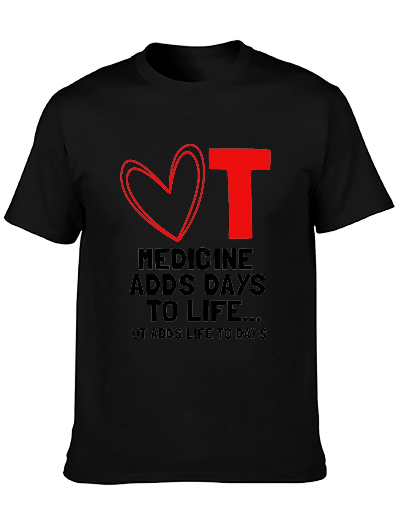 Occupational Therapy OT Love Heart T-Shirt
