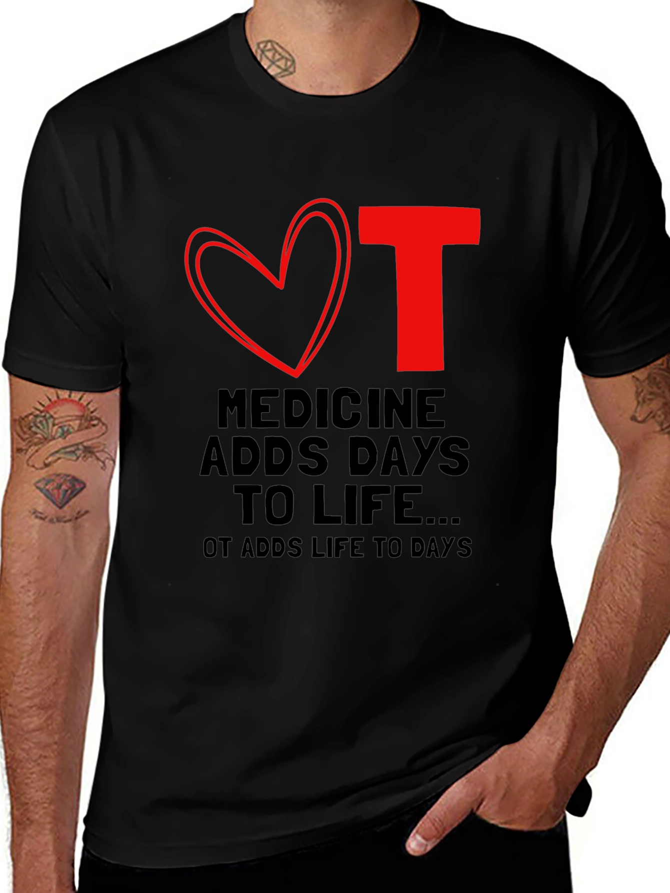 Occupational Therapy OT Love Heart T-Shirt