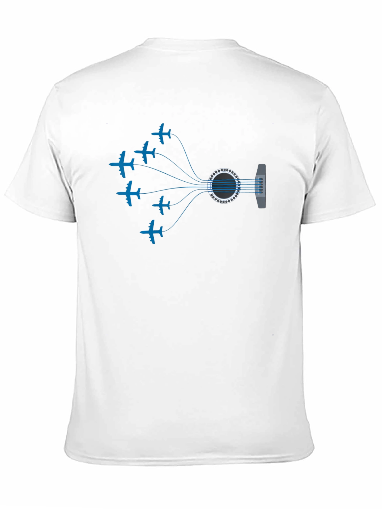 Aviation Guitar T-Shirt - Music & Flight Design
