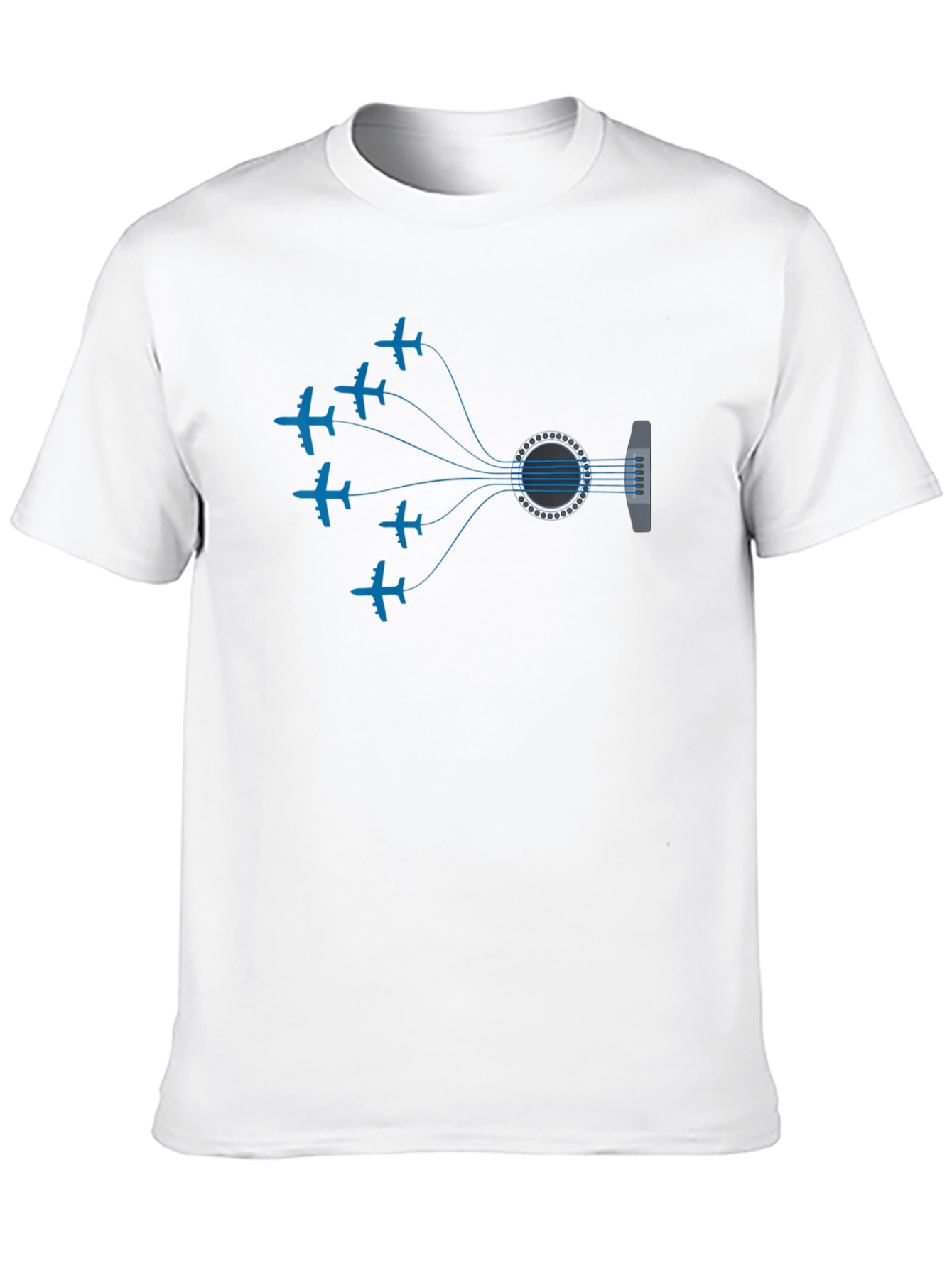 Aviation Guitar T-Shirt - Music & Flight Design