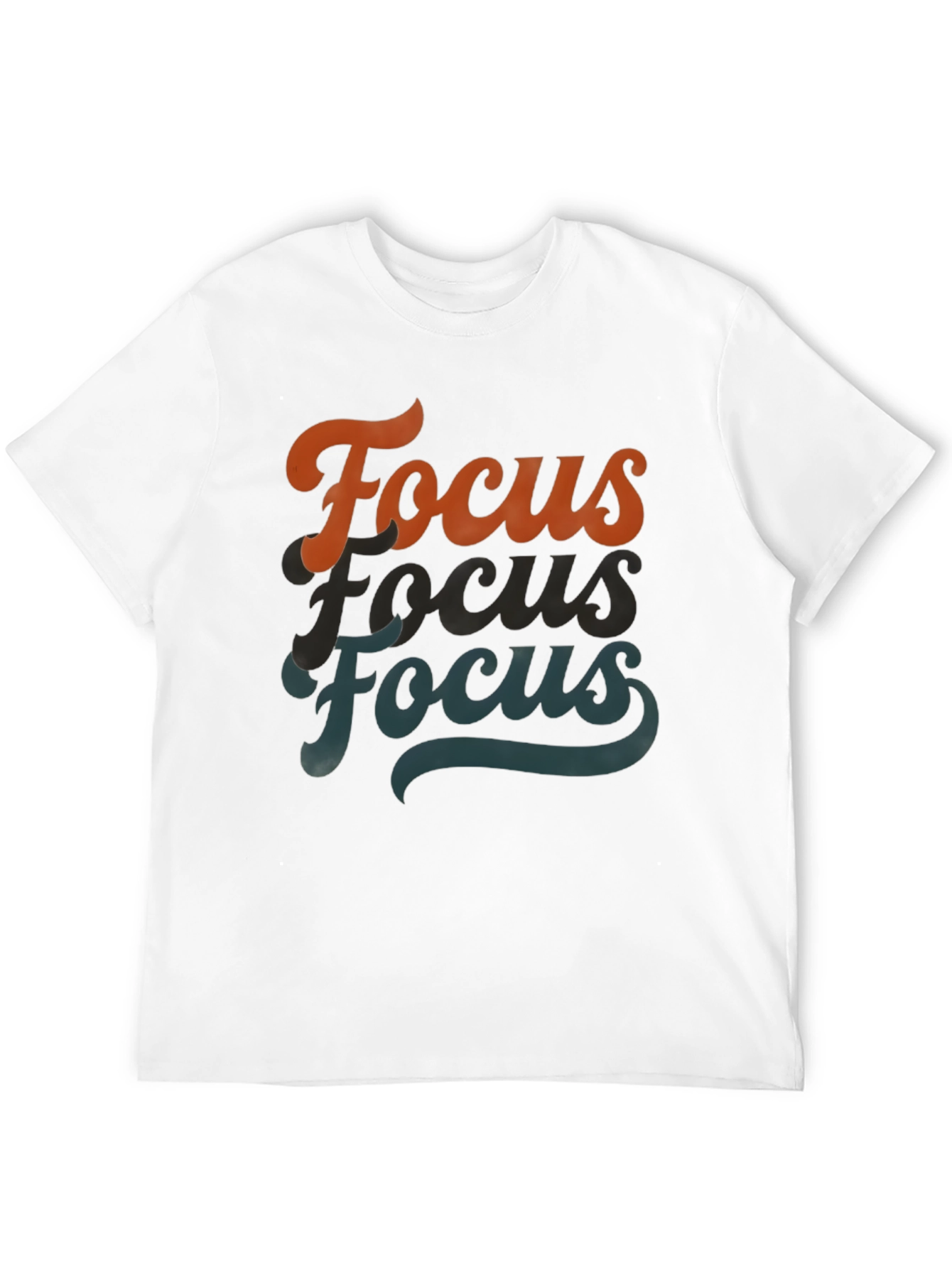 Focus Retro Graphic Tee - Black T-Shirt