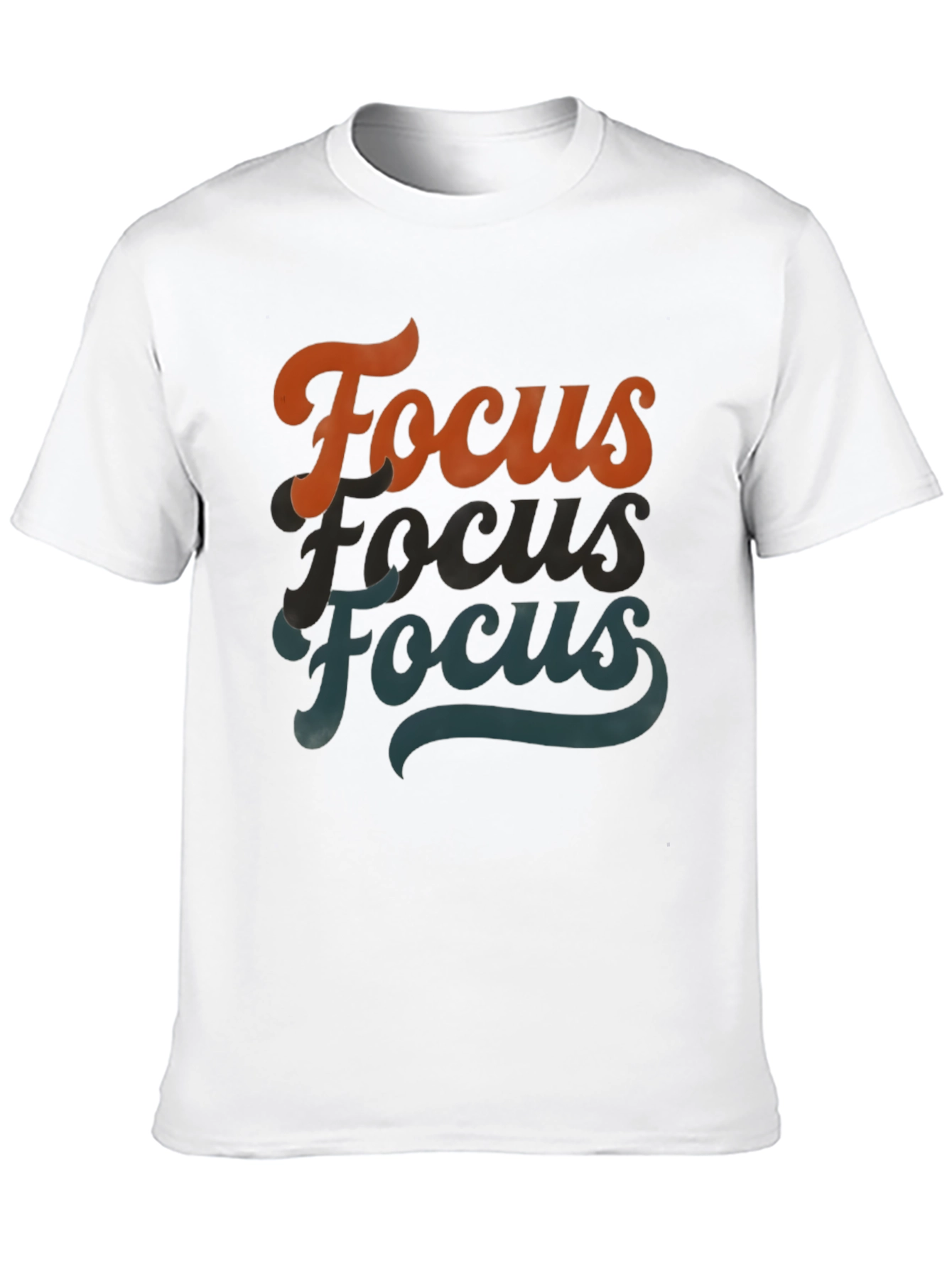 Focus Retro Graphic Tee - Black T-Shirt