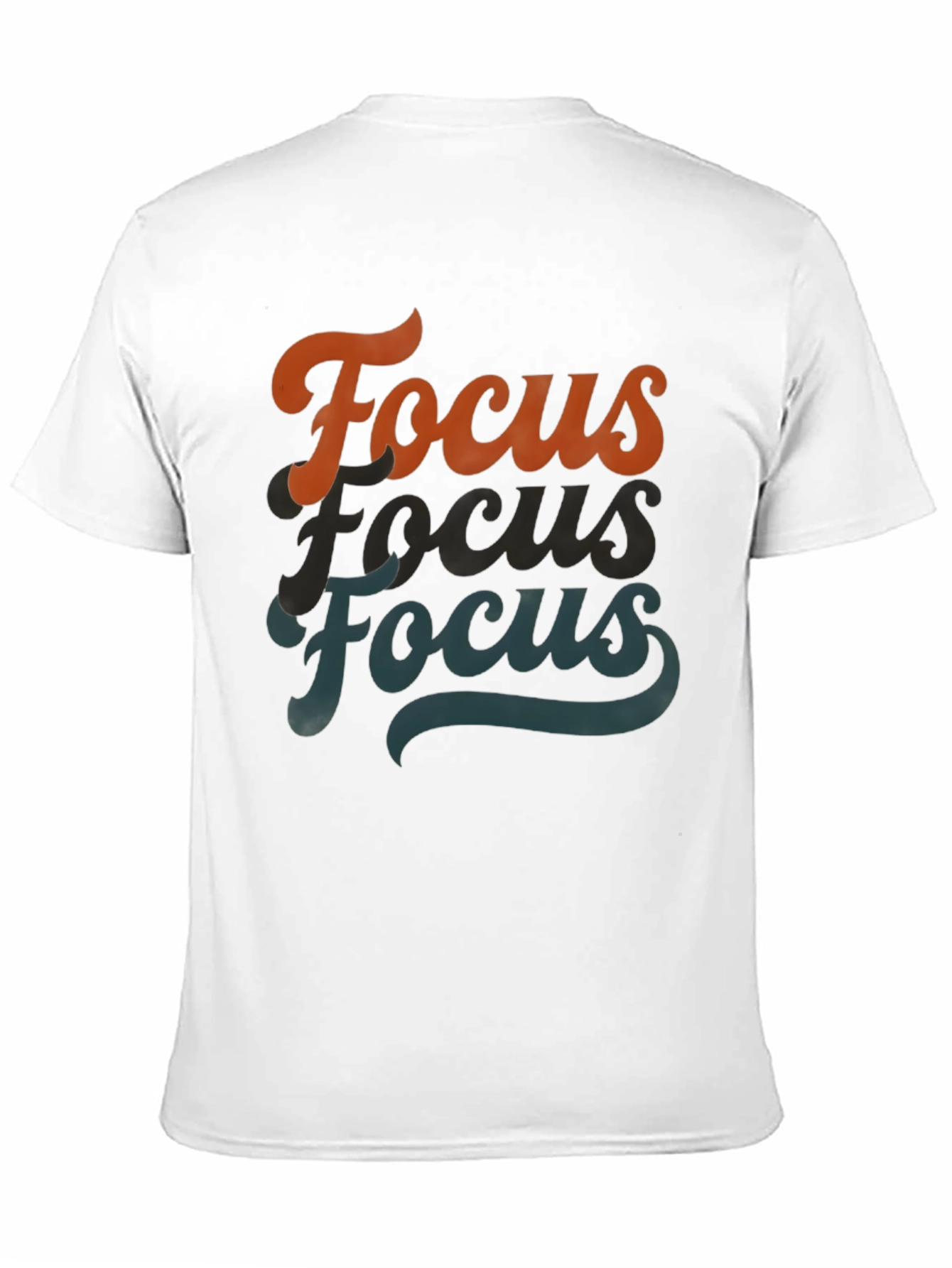 Focus Retro Graphic Tee - Black T-Shirt