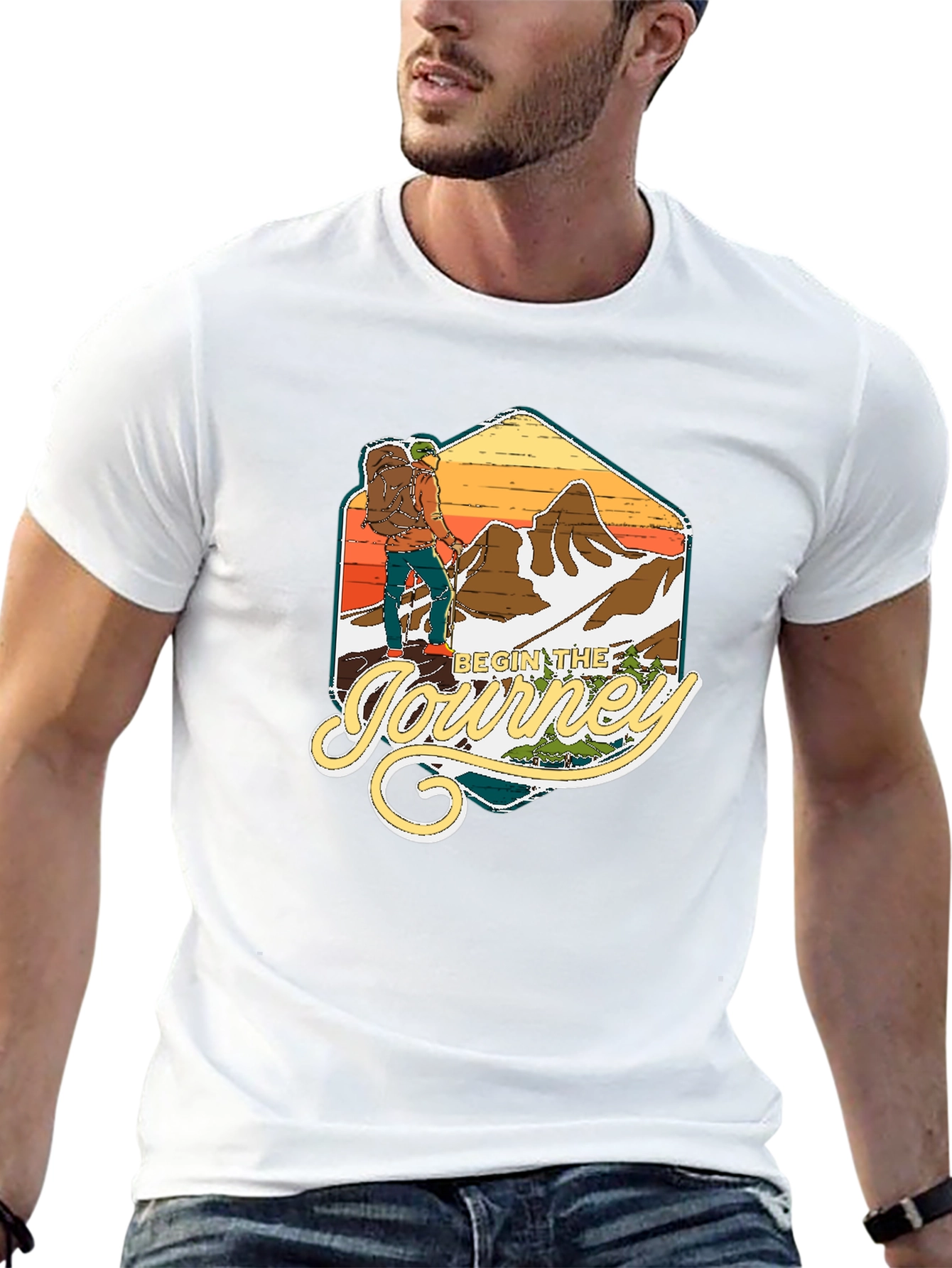 Begin the Journey Graphic T-Shirt