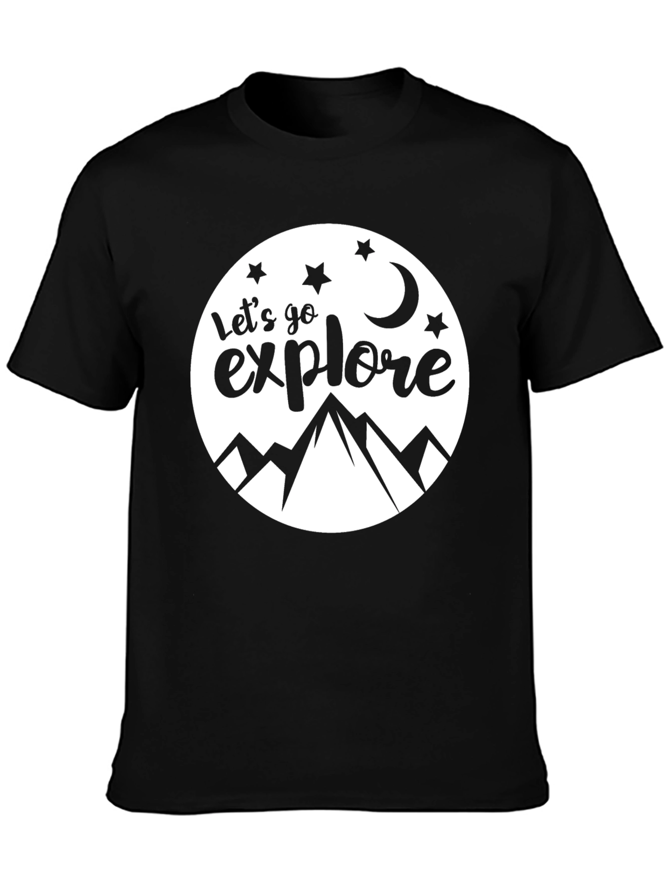 Lets Go Explore Graphic Tee - Adventure Awaits!