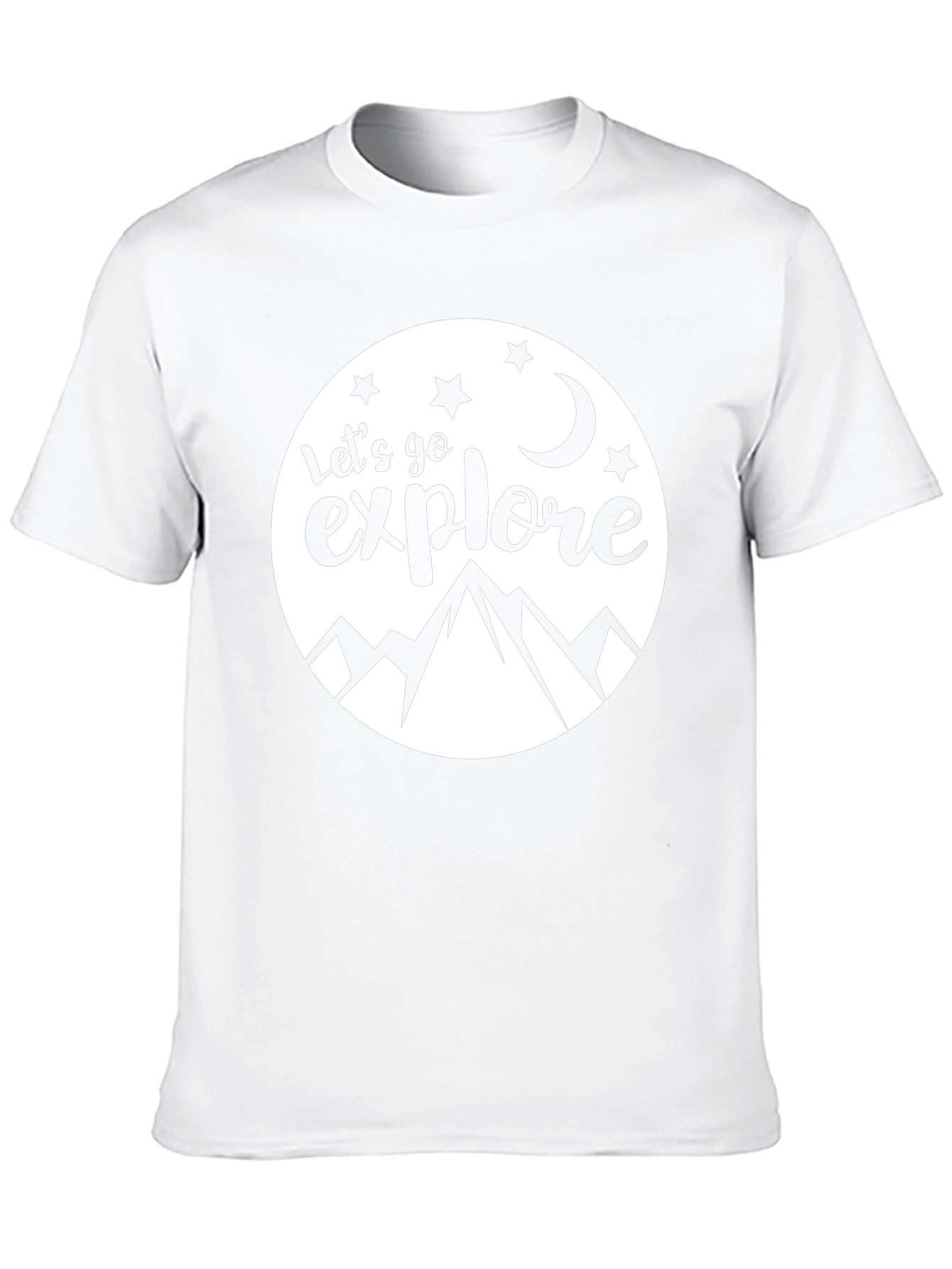 Lets Go Explore Graphic Tee - Adventure Awaits!