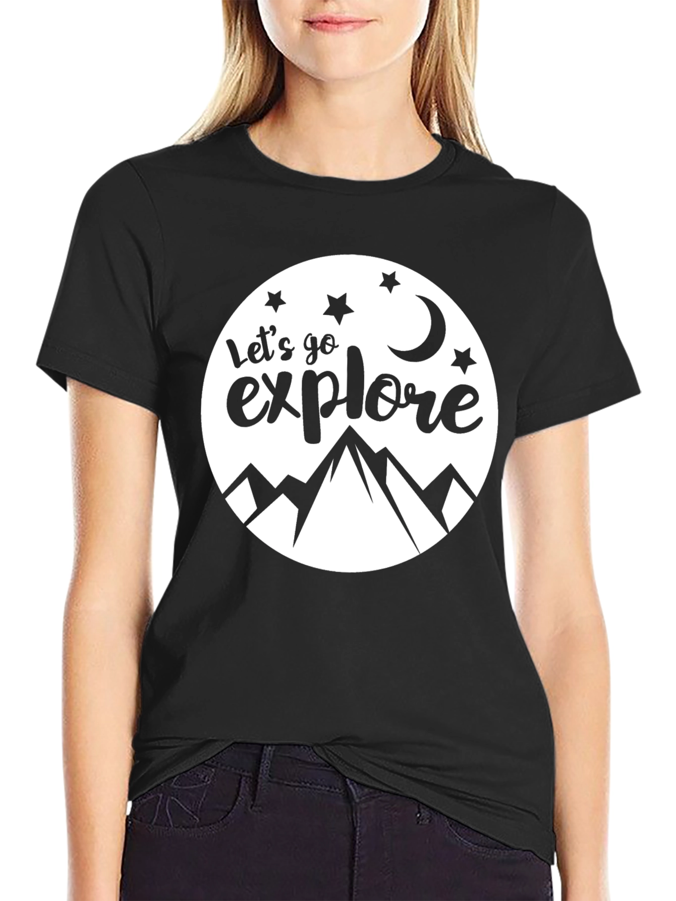 Lets Go Explore Graphic Tee - Adventure Awaits!