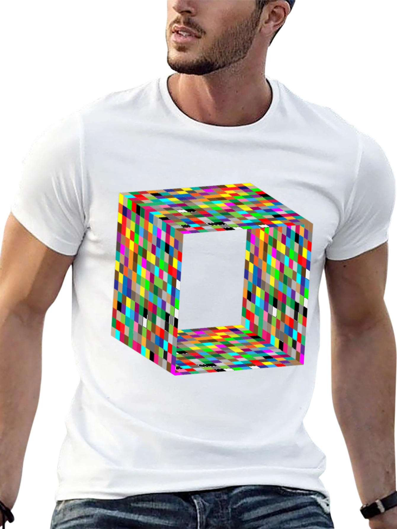 Geometric Optical Illusion T-Shirt