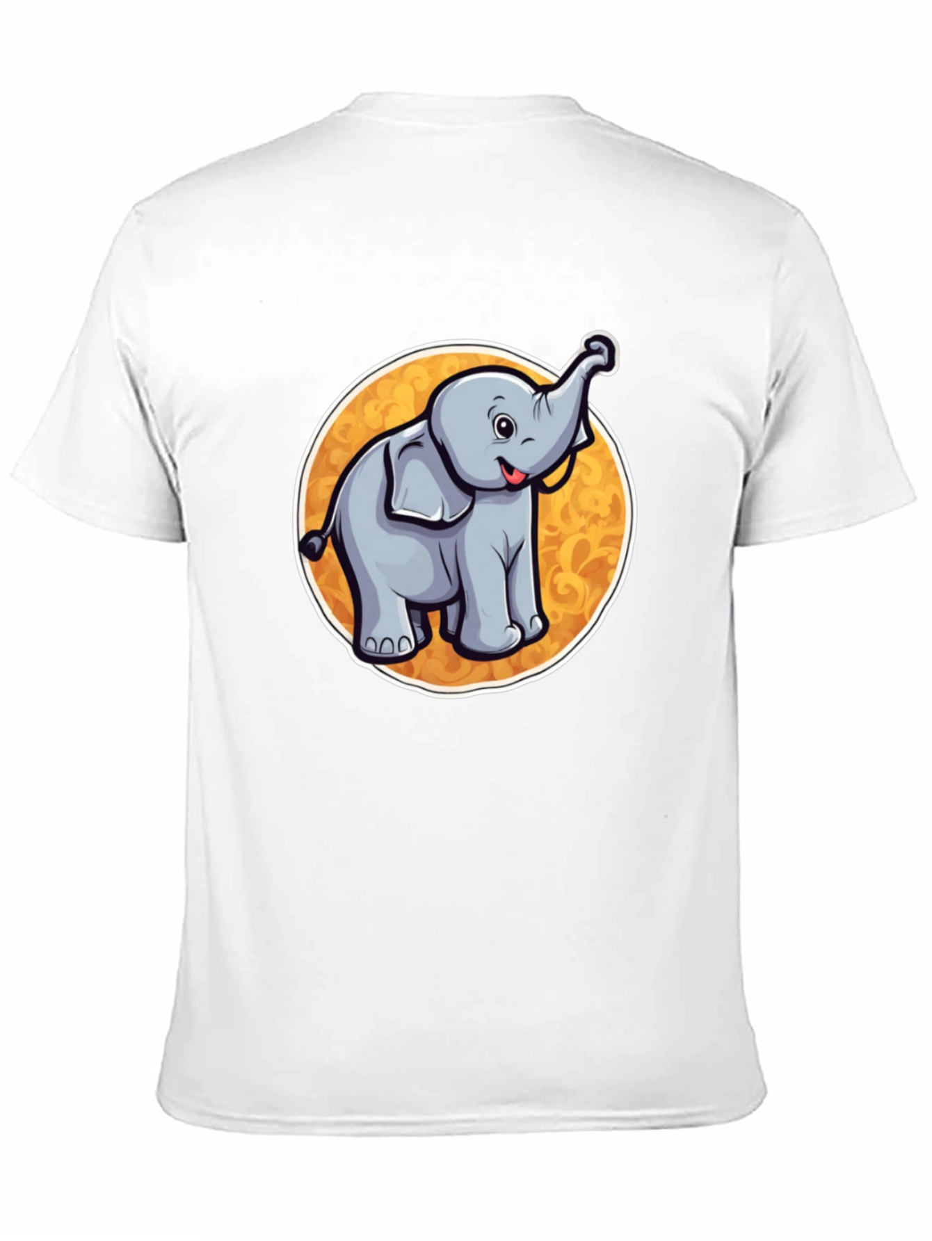 Cute Elephant Graphic Tee - Soft Cotton Blend