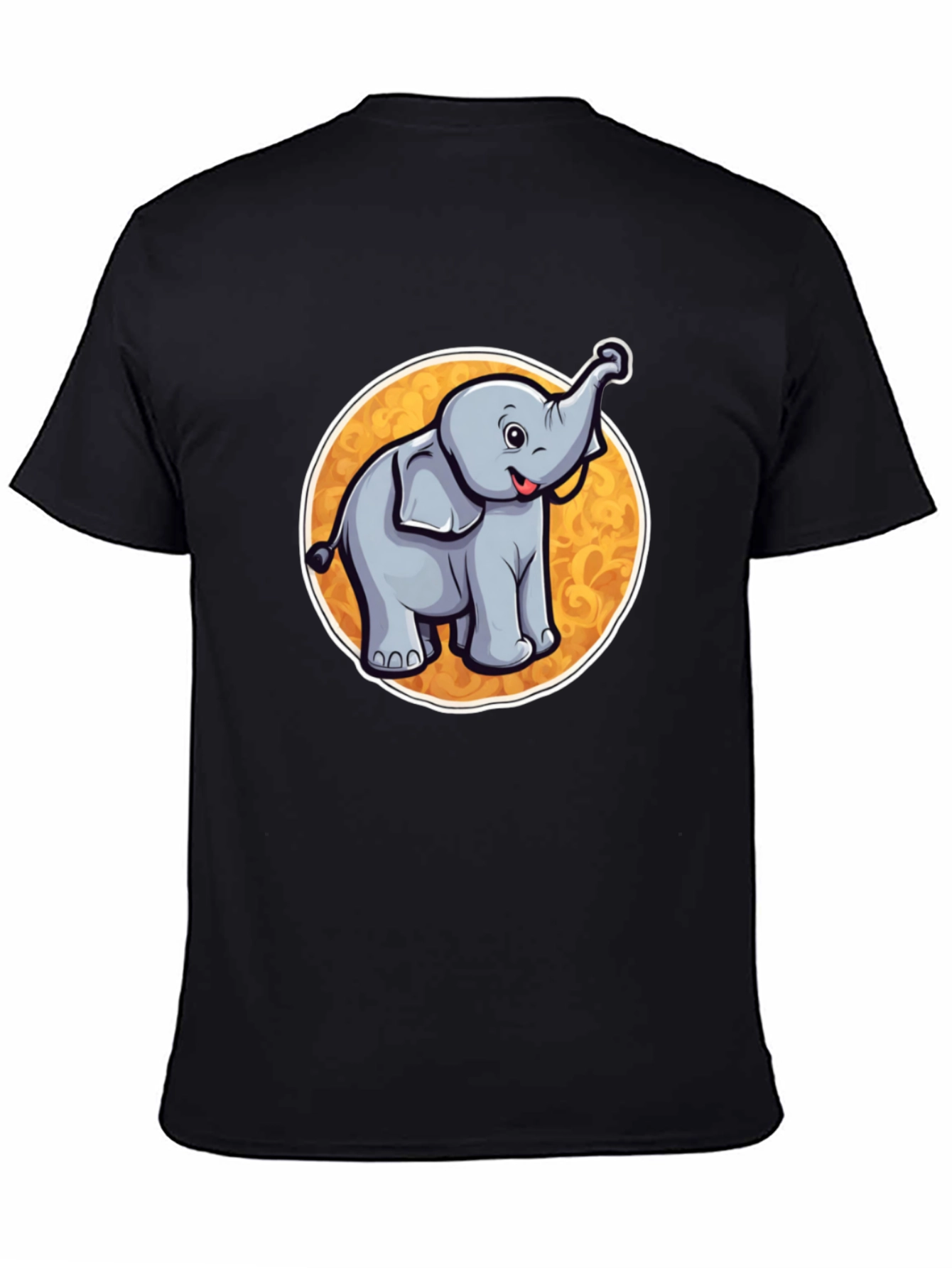 Cute Elephant Graphic Tee - Soft Cotton Blend