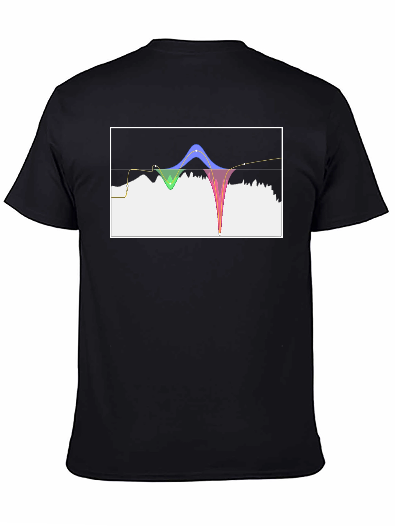 Abstract Graph T-Shirt - Black