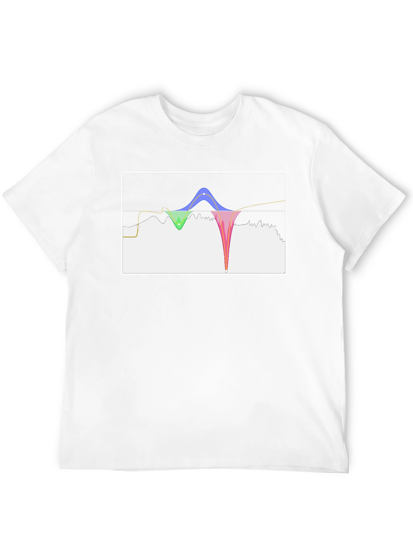 Abstract Graph T-Shirt - Black