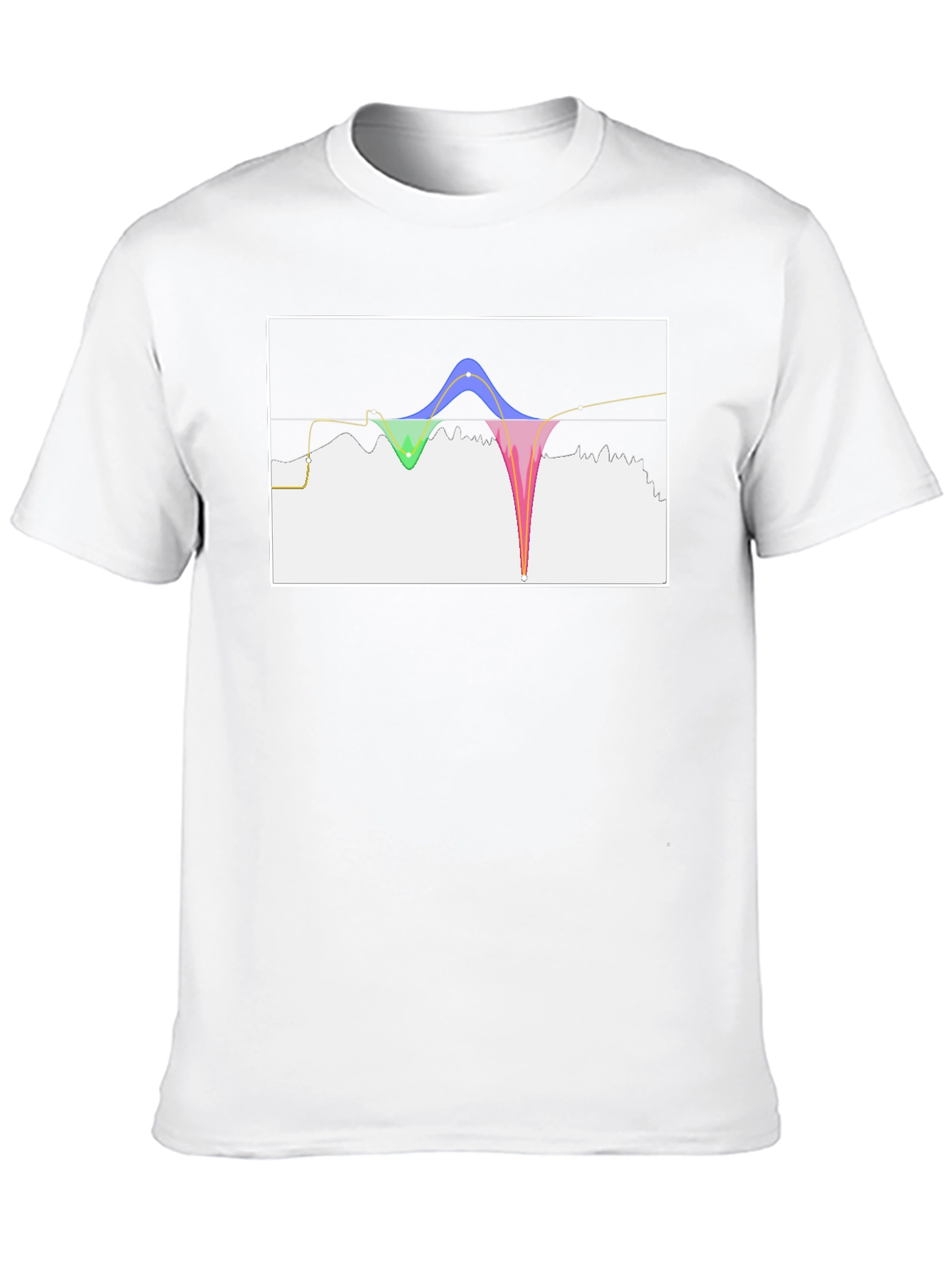 Abstract Graph T-Shirt - Black