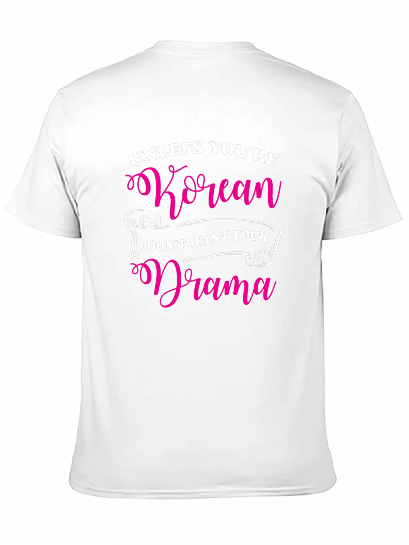 Korean Drama Black Graphic Tee Novelty
