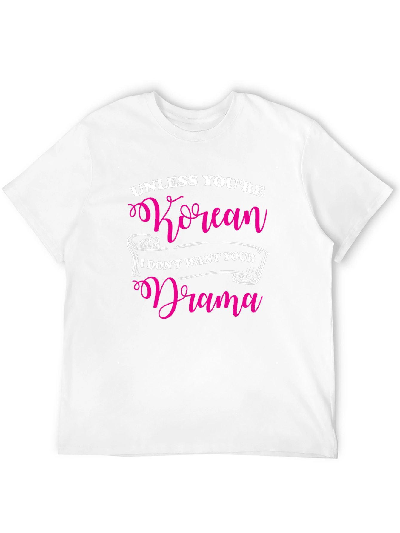 Korean Drama Black Graphic Tee Novelty