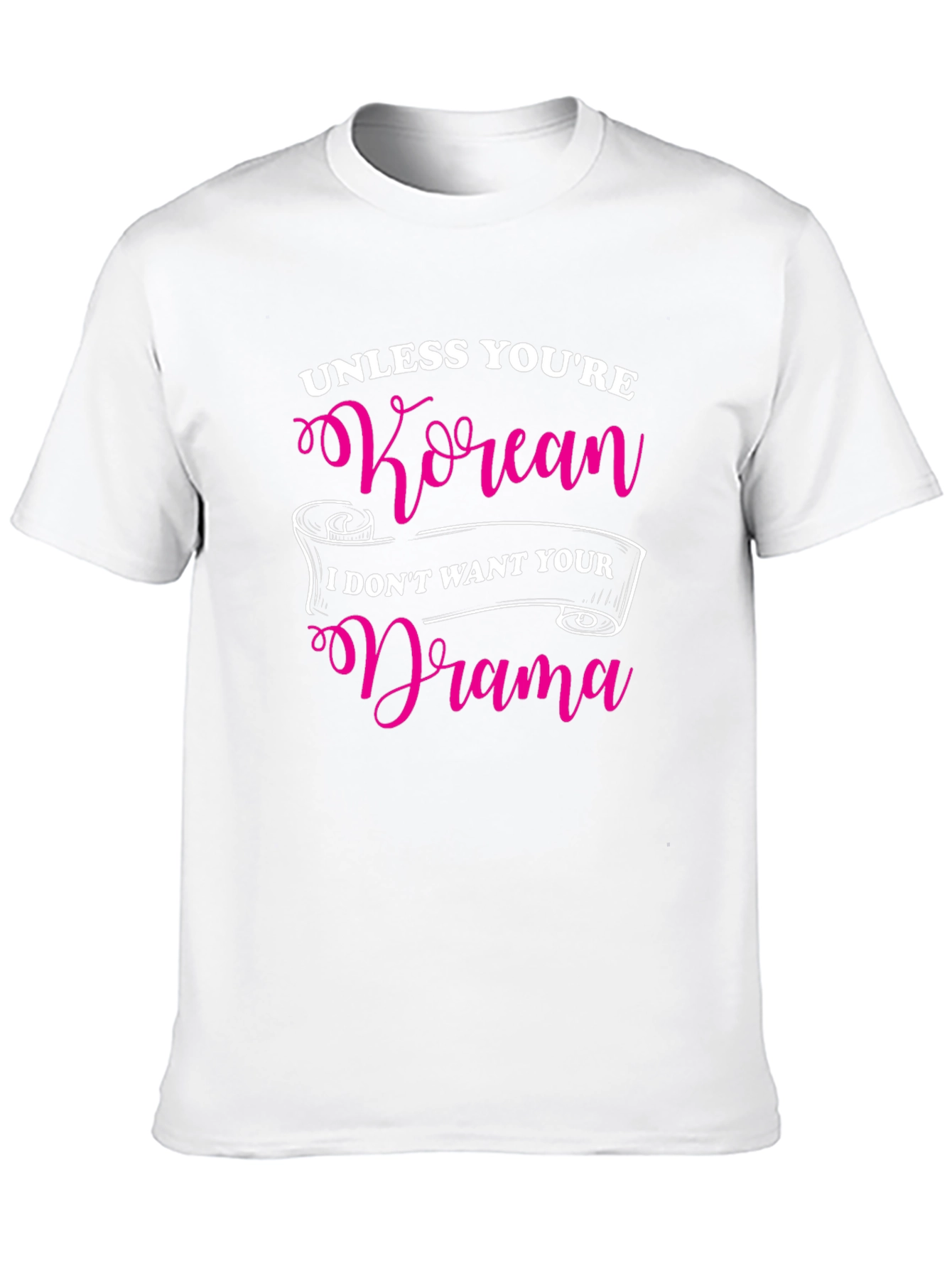 Korean Drama Black Graphic Tee Novelty