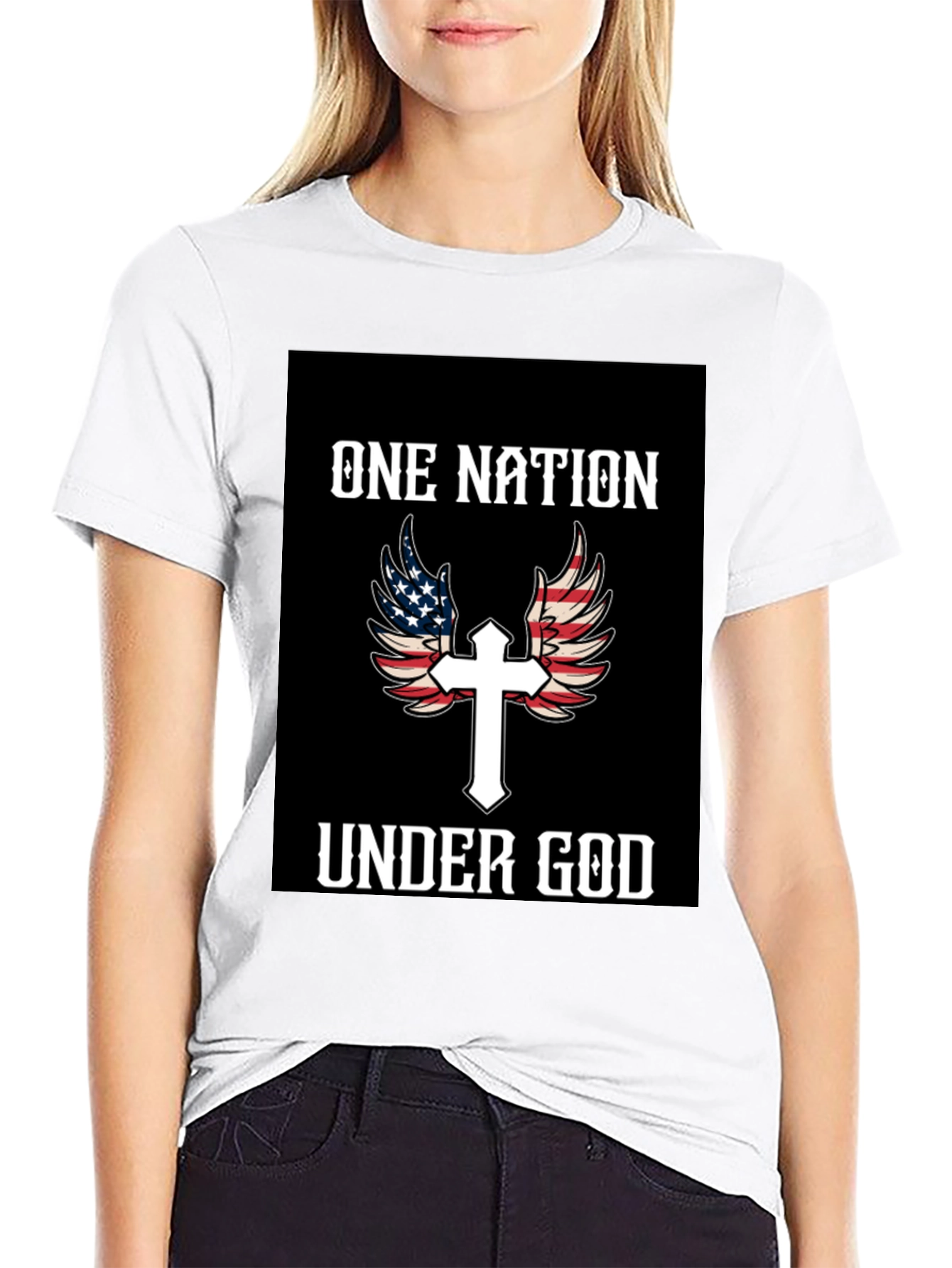 One Nation Under God Patriotic T-Shirt
